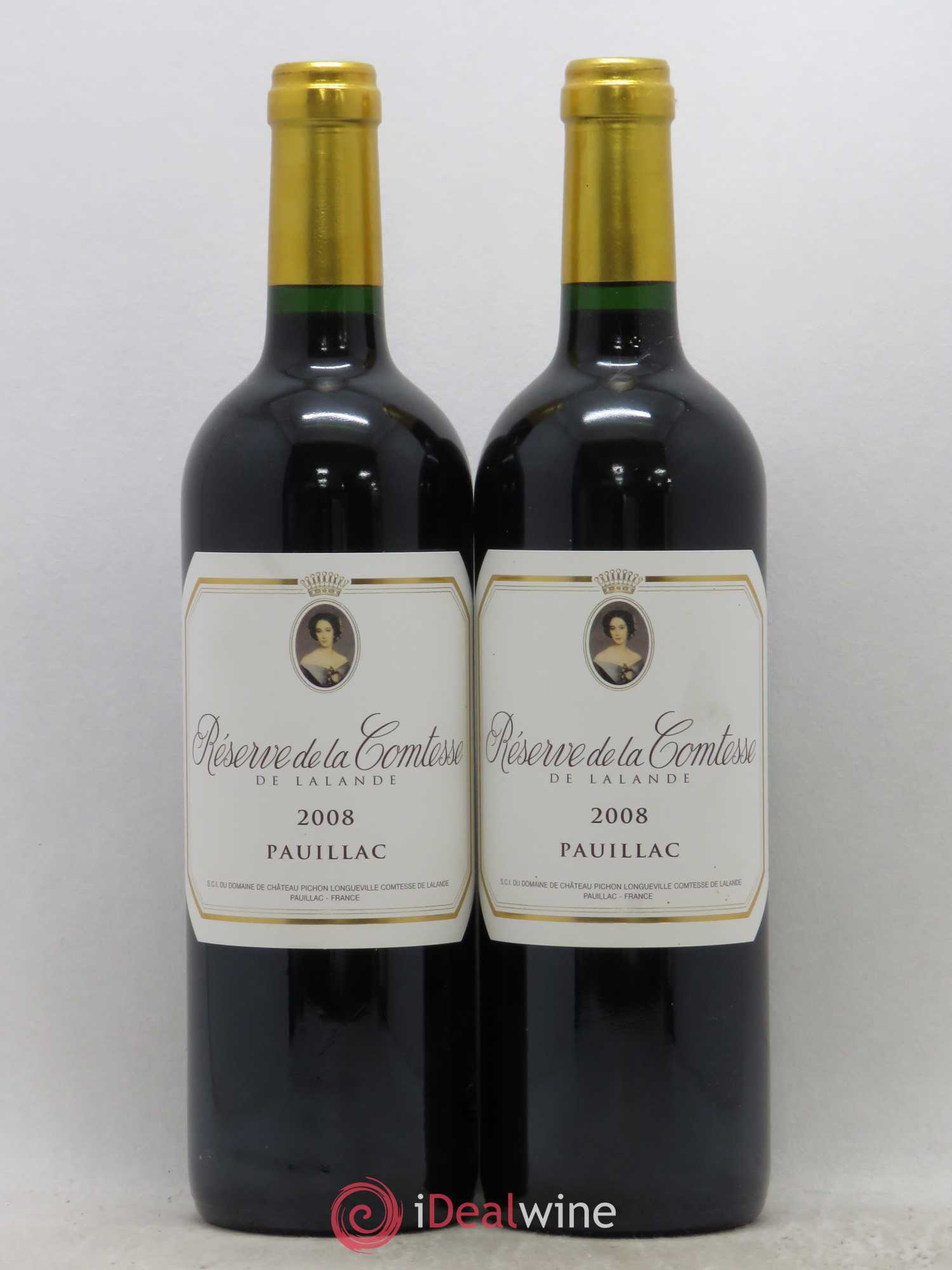 Réserve de la Comtesse Second Vin 2008 - Lot de 2 bouteilles - 0