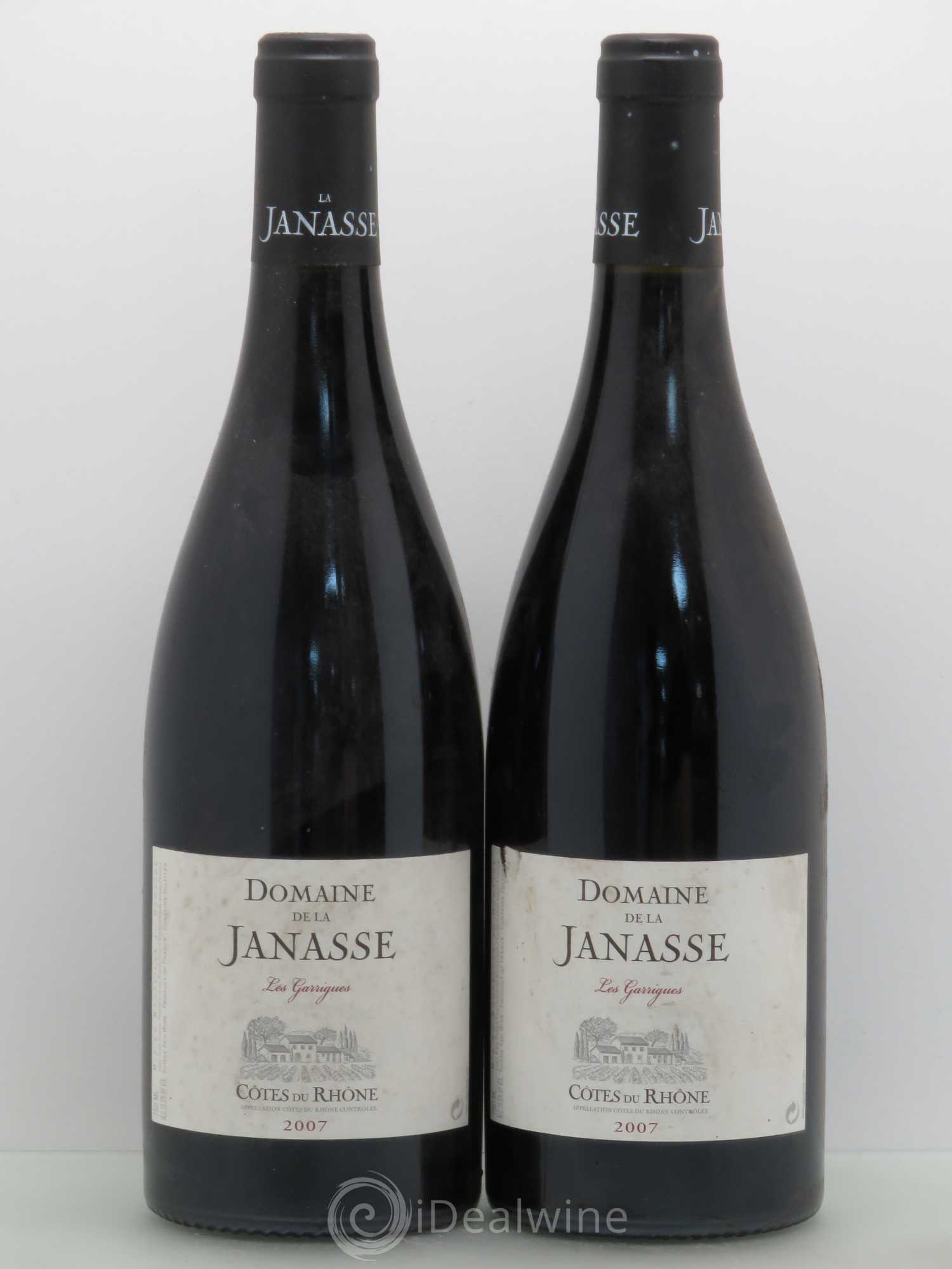 Côtes-du-Rhône Les Garrigues - Domaine de La Janasse 2007 - Posten von 2 Flaschen - 0