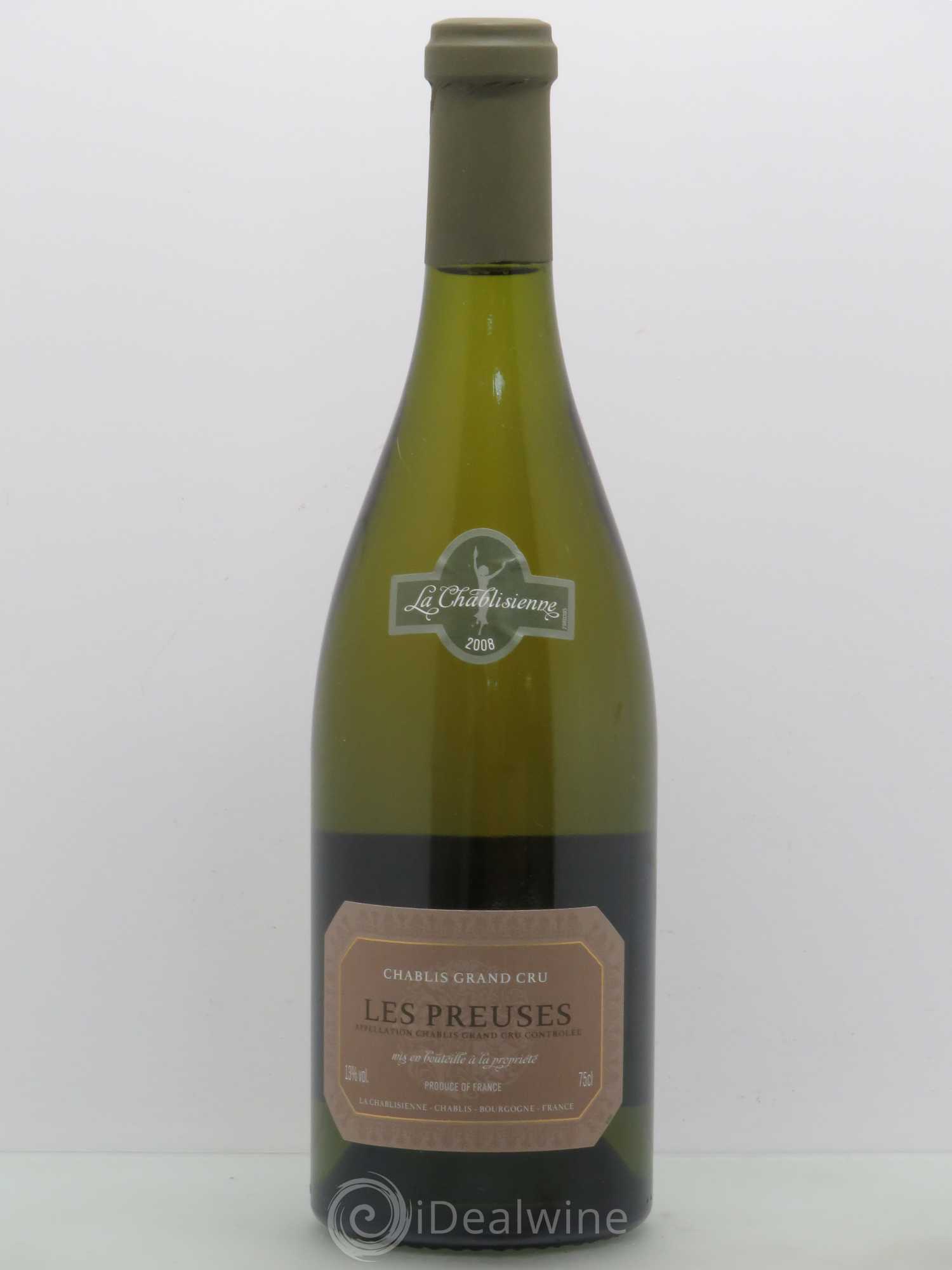 Chablis Grand Cru Les Preuses - La Chablisienne 2008 - Posten von 1 Flasche - 0
