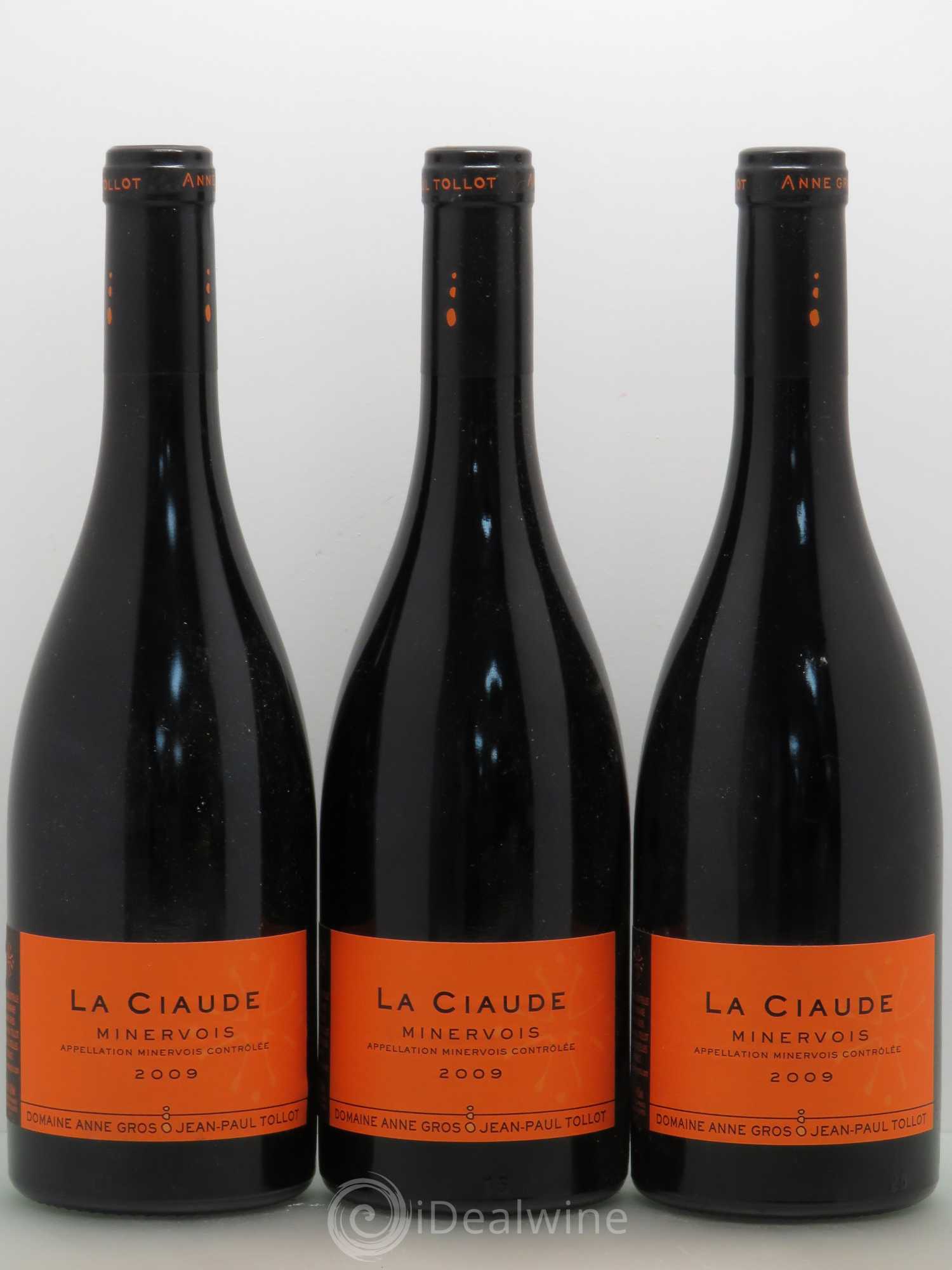 Minervois La Ciaude - Anne gros. JP Tollot 2009 - Posten von 3 Flaschen - 0