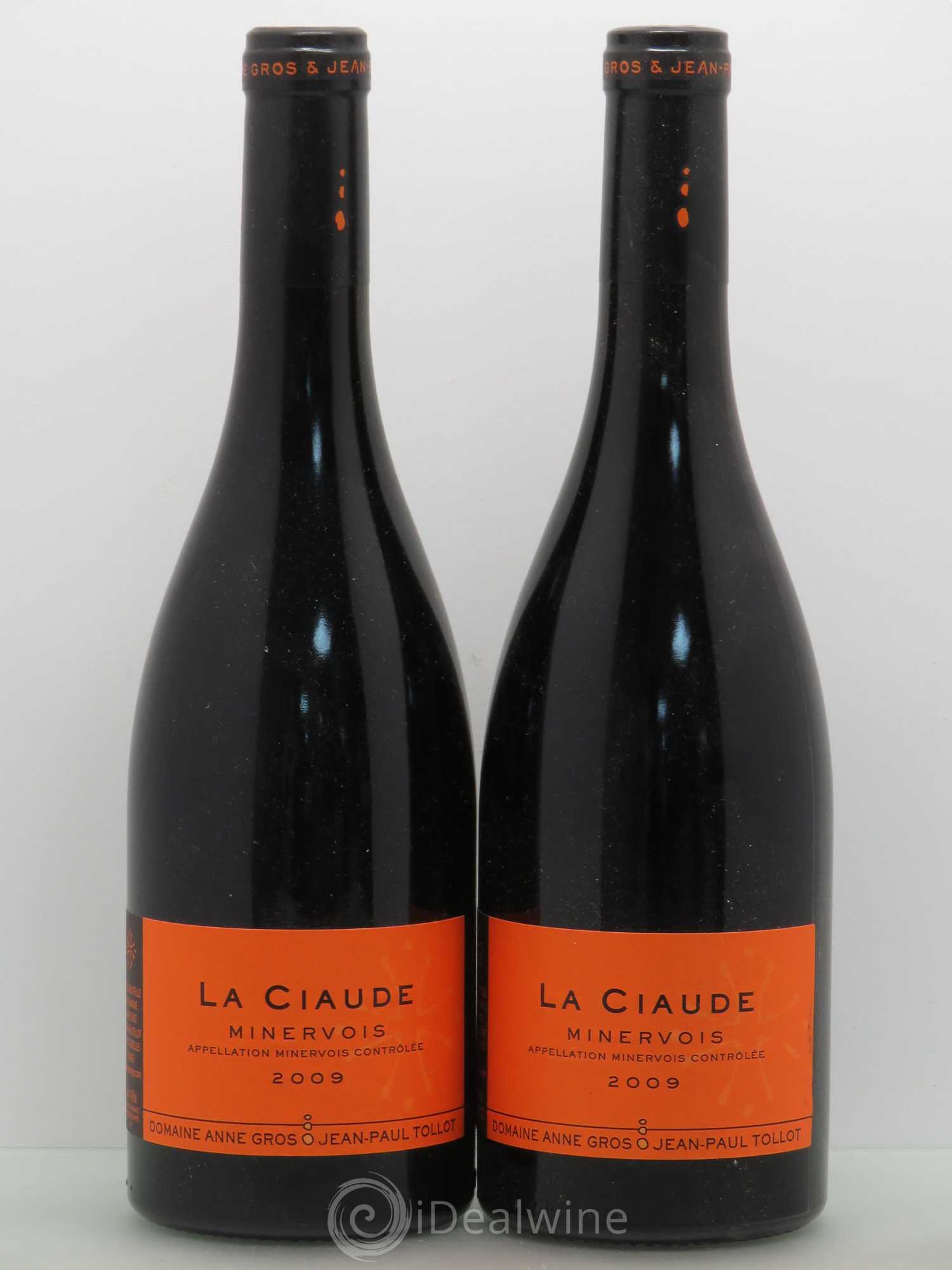 Minervois La Ciaude - Anne gros. JP Tollot 2009 - Posten von 2 Flaschen - 0