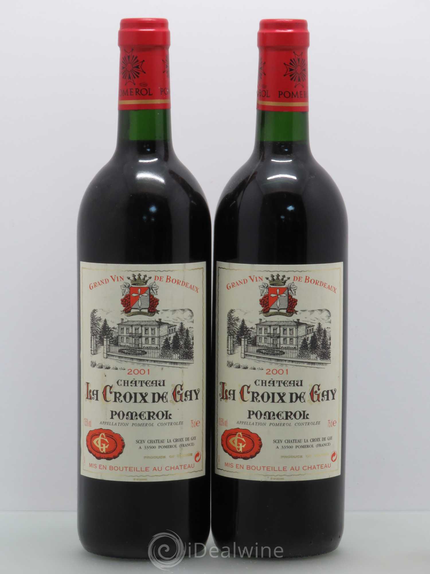 Château la Croix de Gay 2001 - Lot de 2 bouteilles - 0