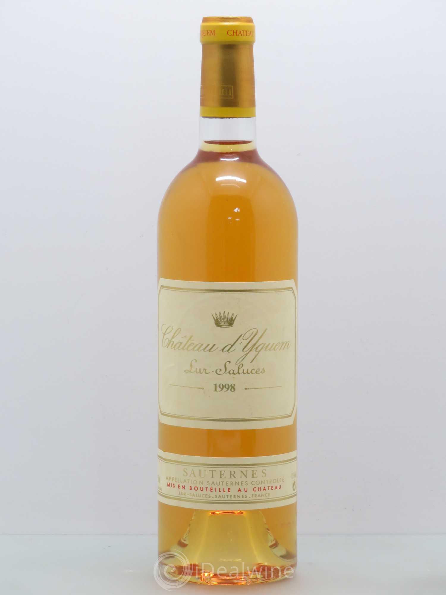 Château d' Yquem 1er Cru Classé Supérieur 1998 - Lotto di 1 bottiglia - 0