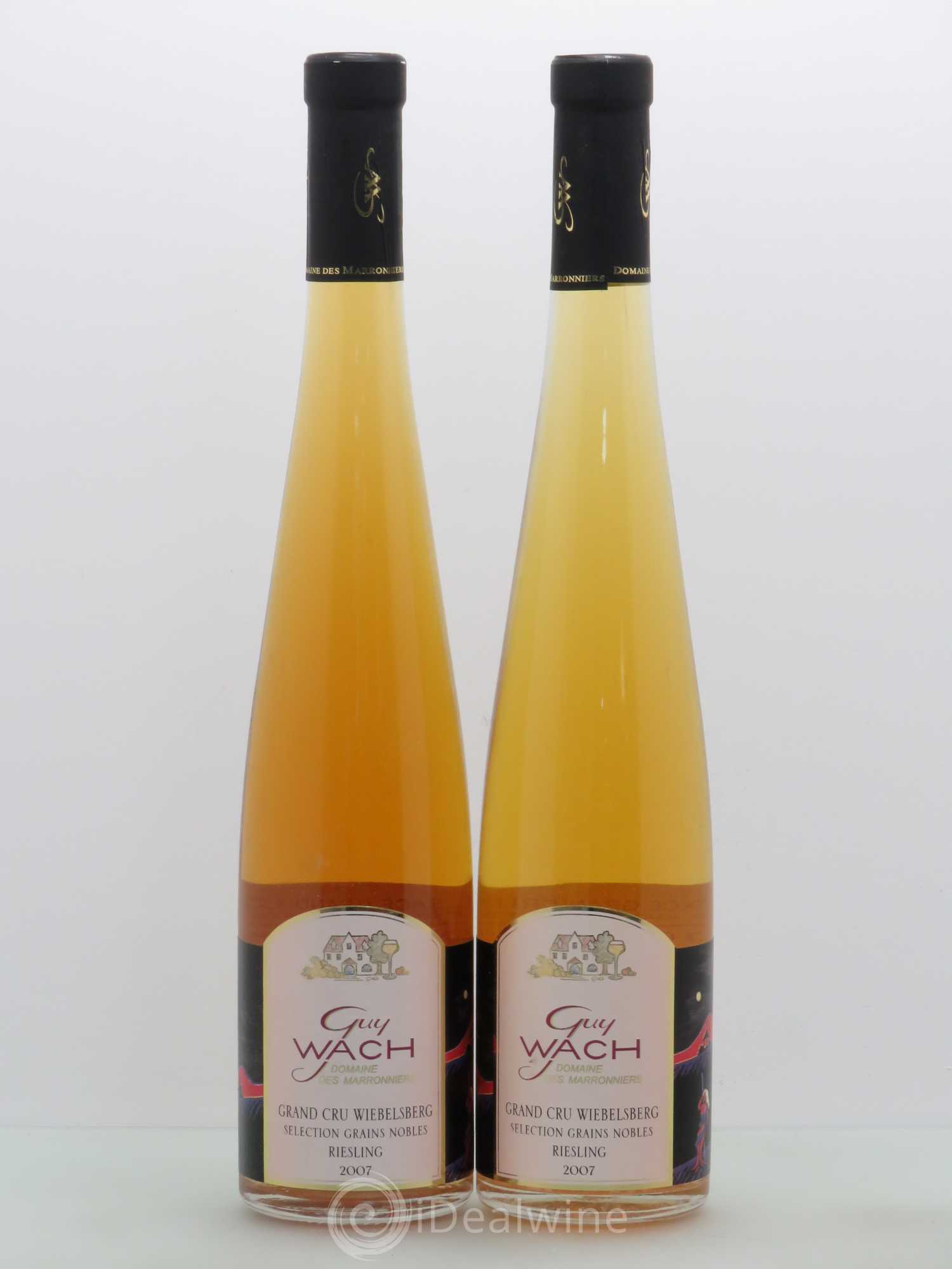 Riesling Sélection de Grains Nobles Wiebelsberg Guy Wach (50cl) 2007 - Posten von 2 Flaschen - 0