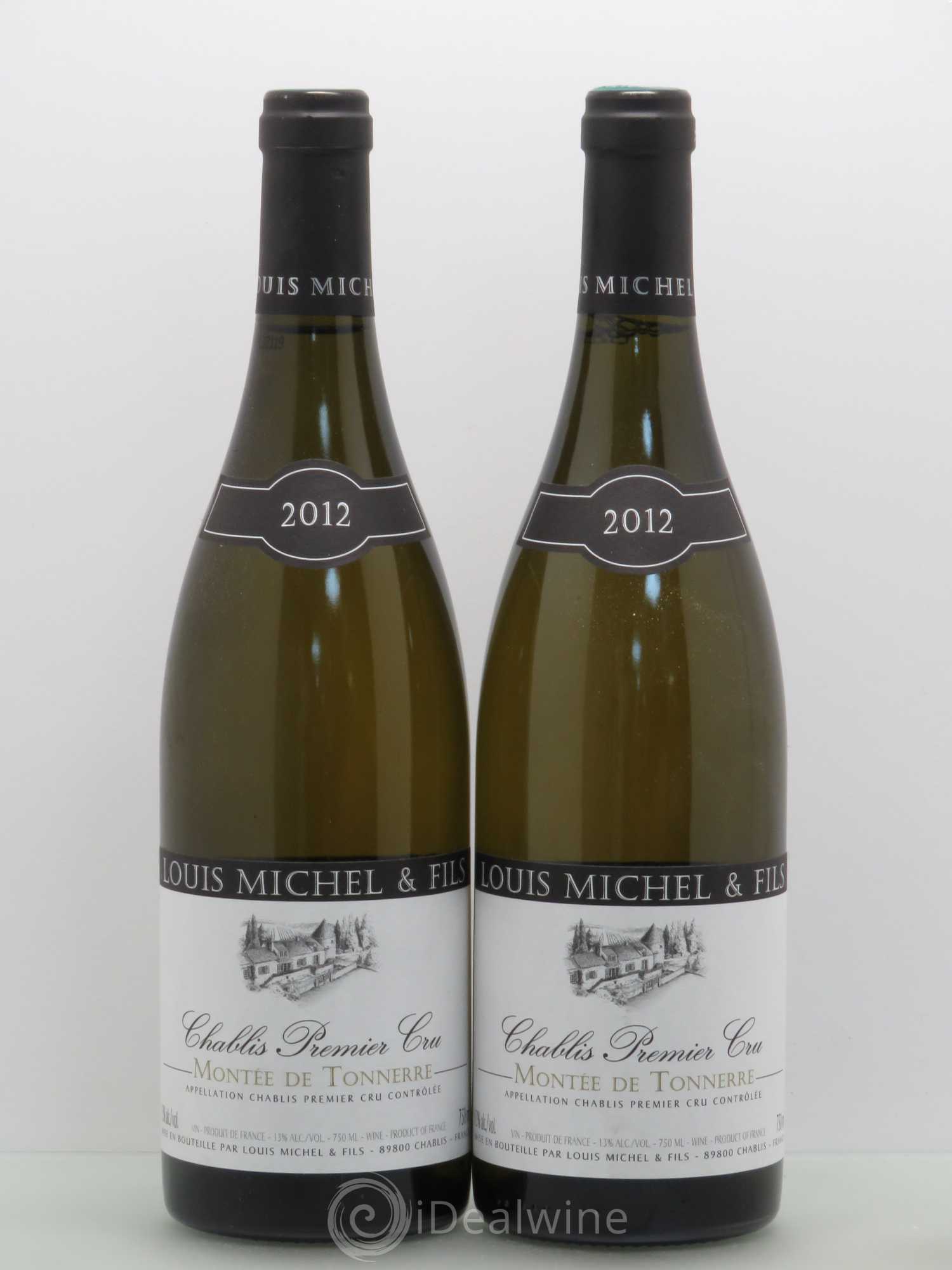 Chablis 1er Cru Montée de Tonnerre Louis Michel et Fils 2012 - Lot de 2 bouteilles - 0