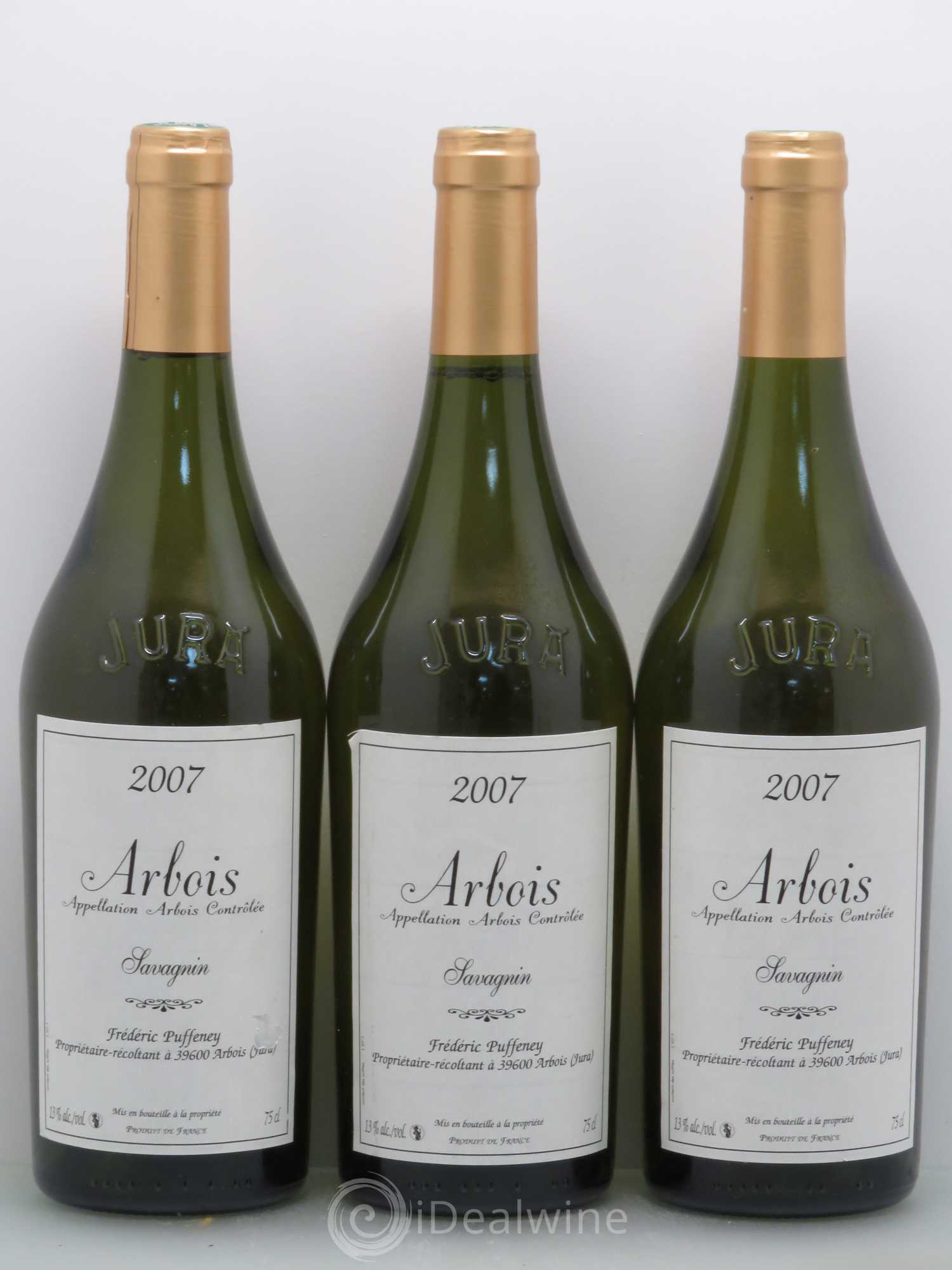 Arbois Savagnin - Puffeney 2007 - Posten von 3 Flaschen - 0