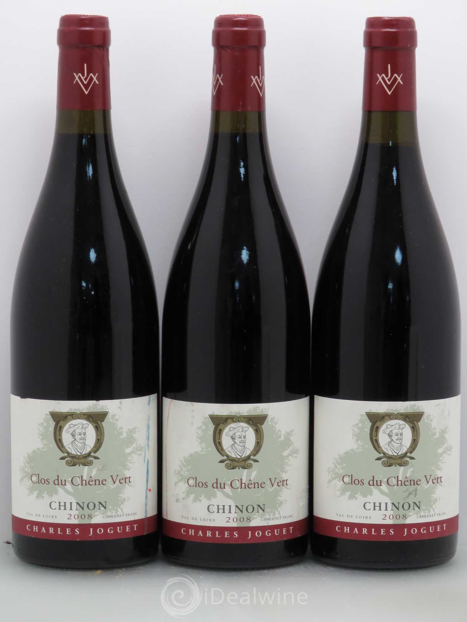 Chinon Clos du Chêne Vert Charles Joguet 2008 - Lot de 5 bouteilles - 1