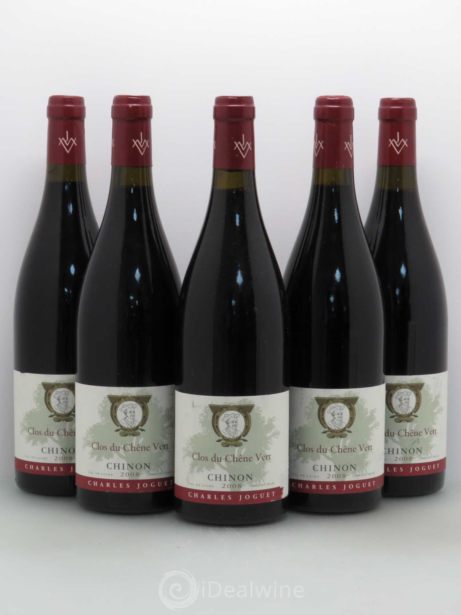 Chinon Clos du Chêne Vert Charles Joguet 2008 - Lot de 5 bouteilles - 0