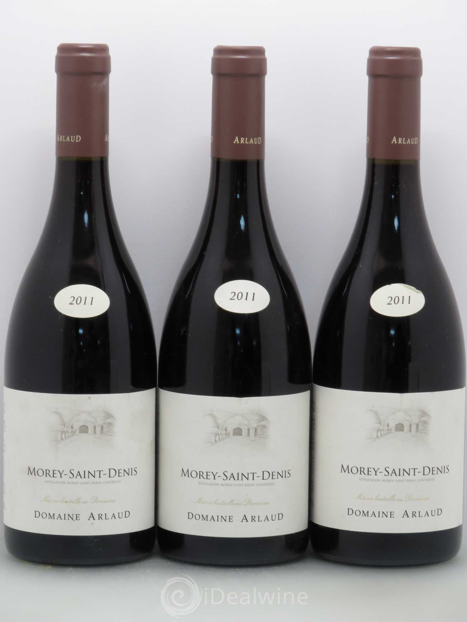 Morey-Saint-Denis Arlaud 2011 - Lot de 3 bouteilles - 0