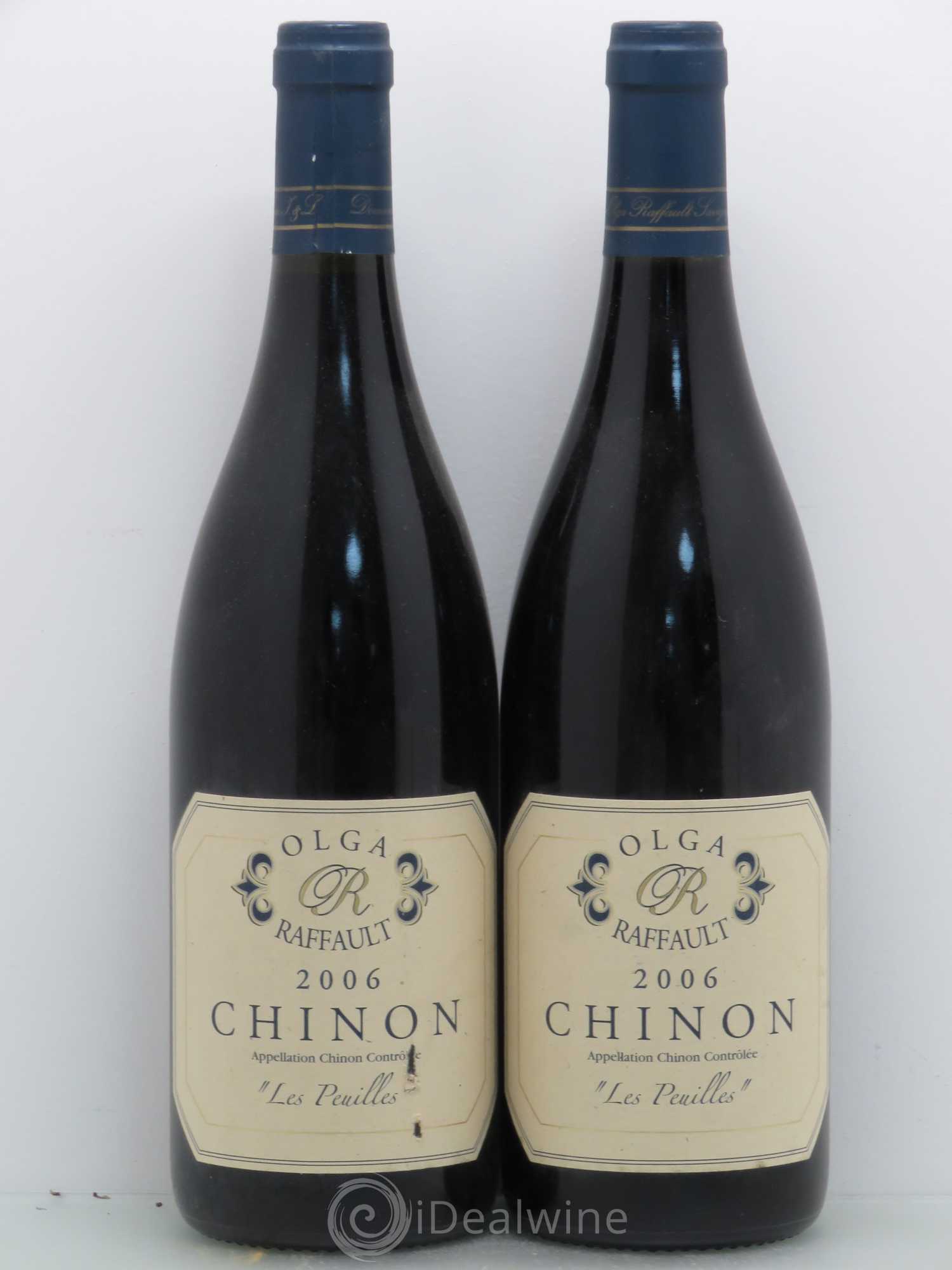 Chinon Les Peuilles - Olga Raffault 2006 - Posten von 2 Flaschen - 0