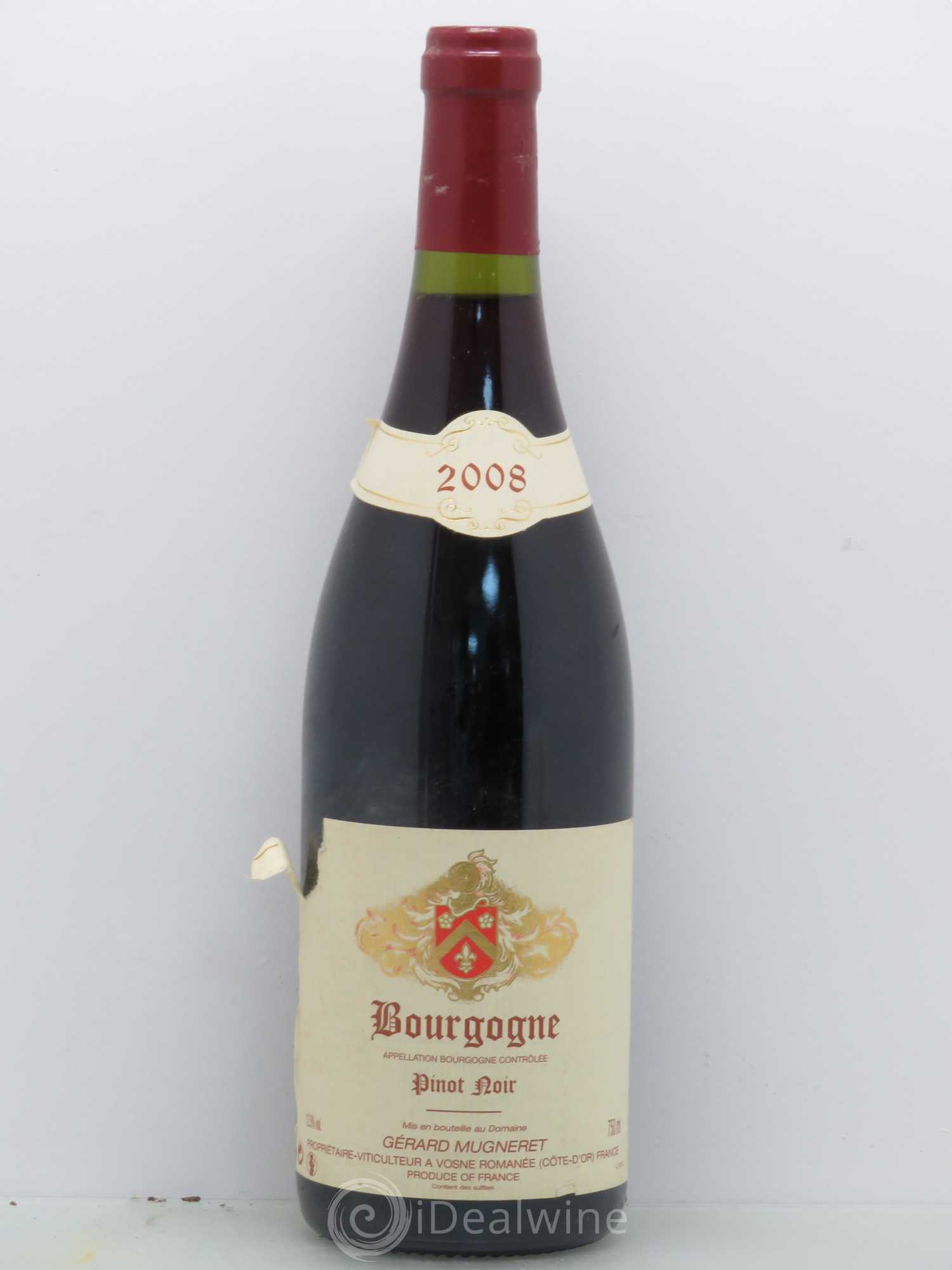 Bourgogne Mugneret-Gibourg (Domaine) 2008 - Lot de 1 bouteille - 0