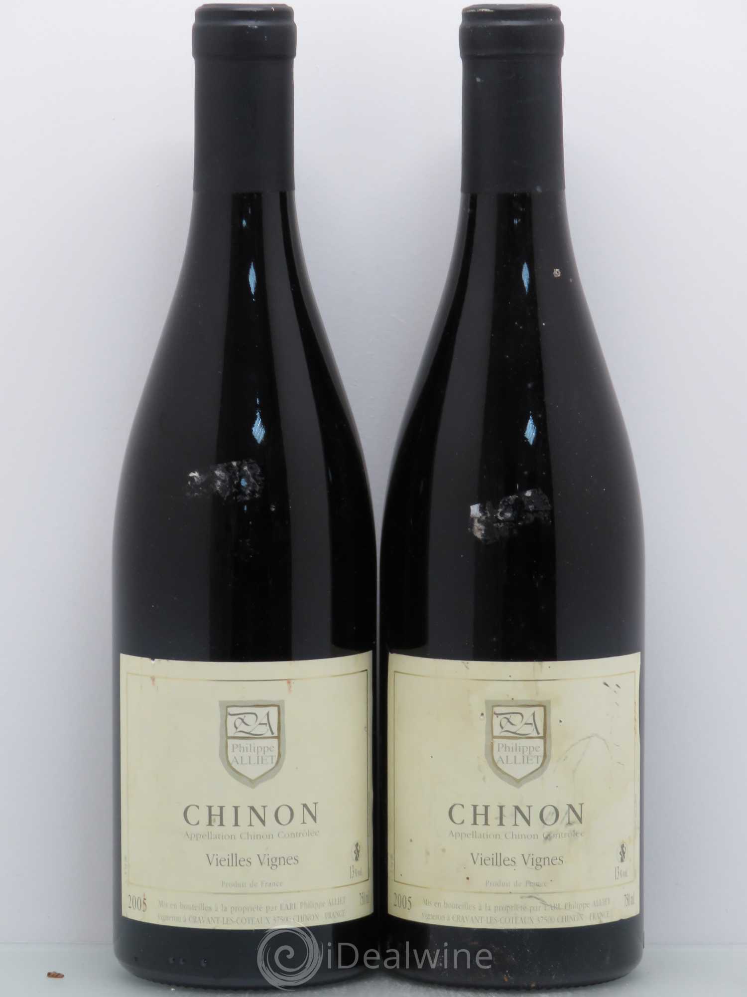 Chinon Vieilles Vignes Philippe Alliet 2005 - Lot de 5 bouteilles - 2