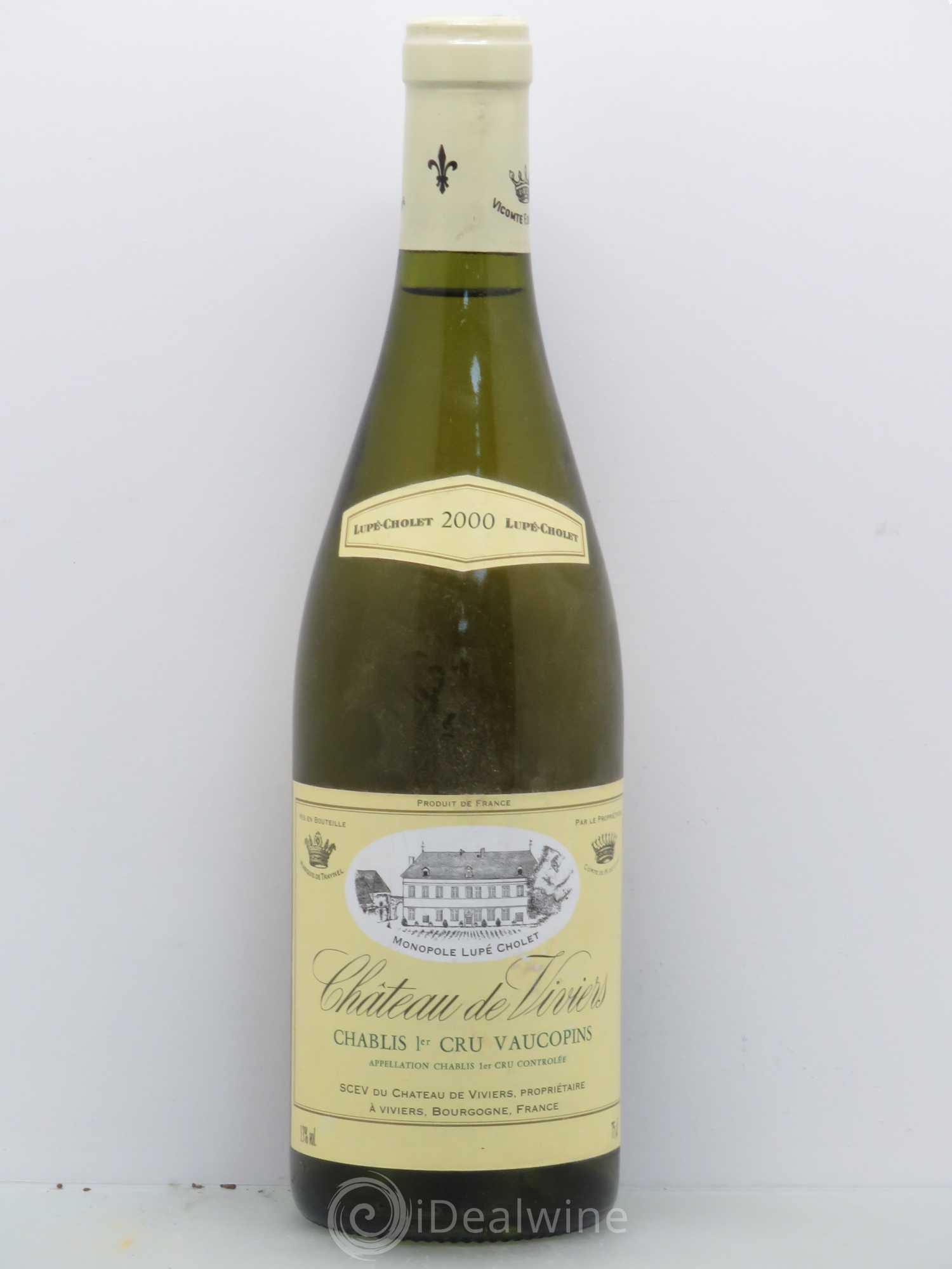 Chablis 1er Cru Vaucopin - Château Viviers 2000 - Posten von 1 Flasche - 0