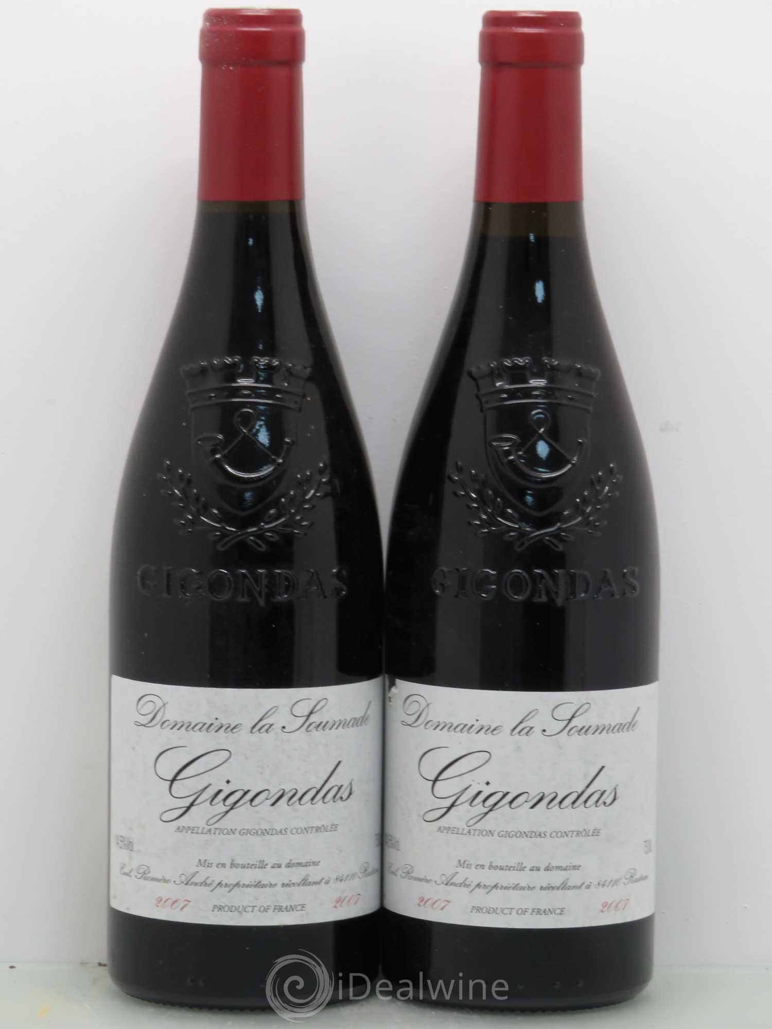 Gigondas La Soumade (Domaine) 2007 - Lot de 2 bouteilles - 0