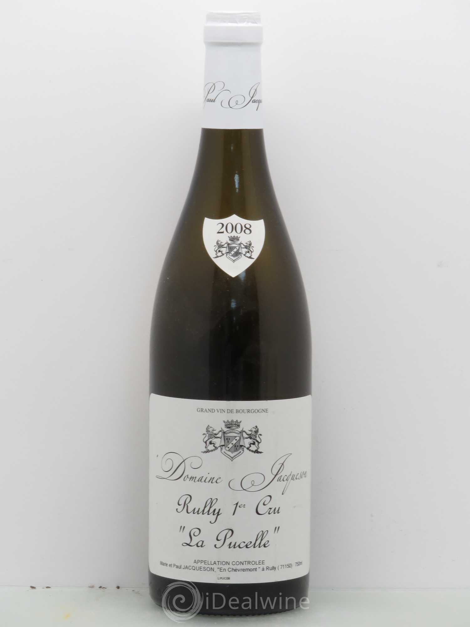 Rully 1er Cru La Pucelle - Domaine Jacqueson 2008 - Posten von 1 Flasche - 0