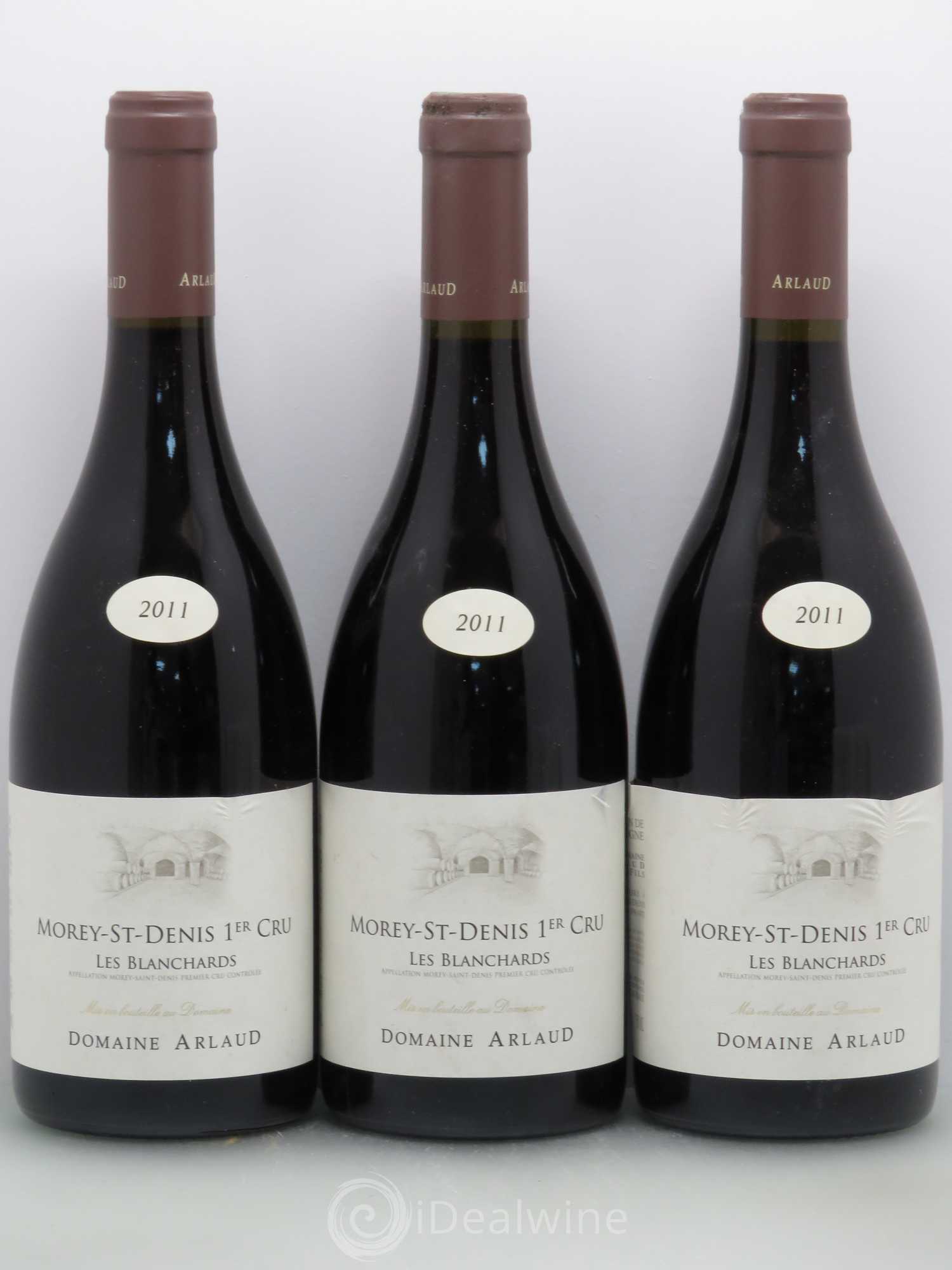 Morey-Saint-Denis 1er Cru Les Blanchards Arlaud 2011 - Lot de 3 bouteilles - 0