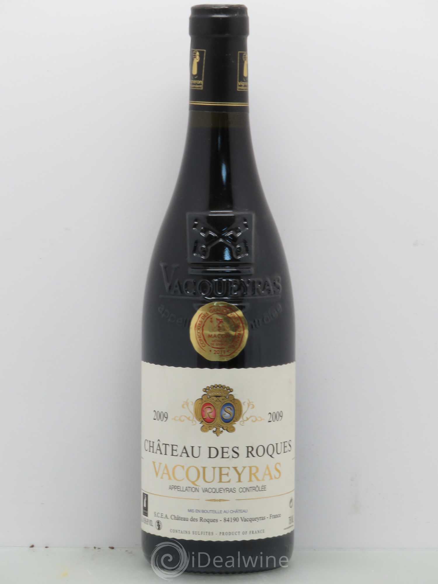 Vacqueyras Château des Roques 2009 - Posten von 1 Flasche - 0