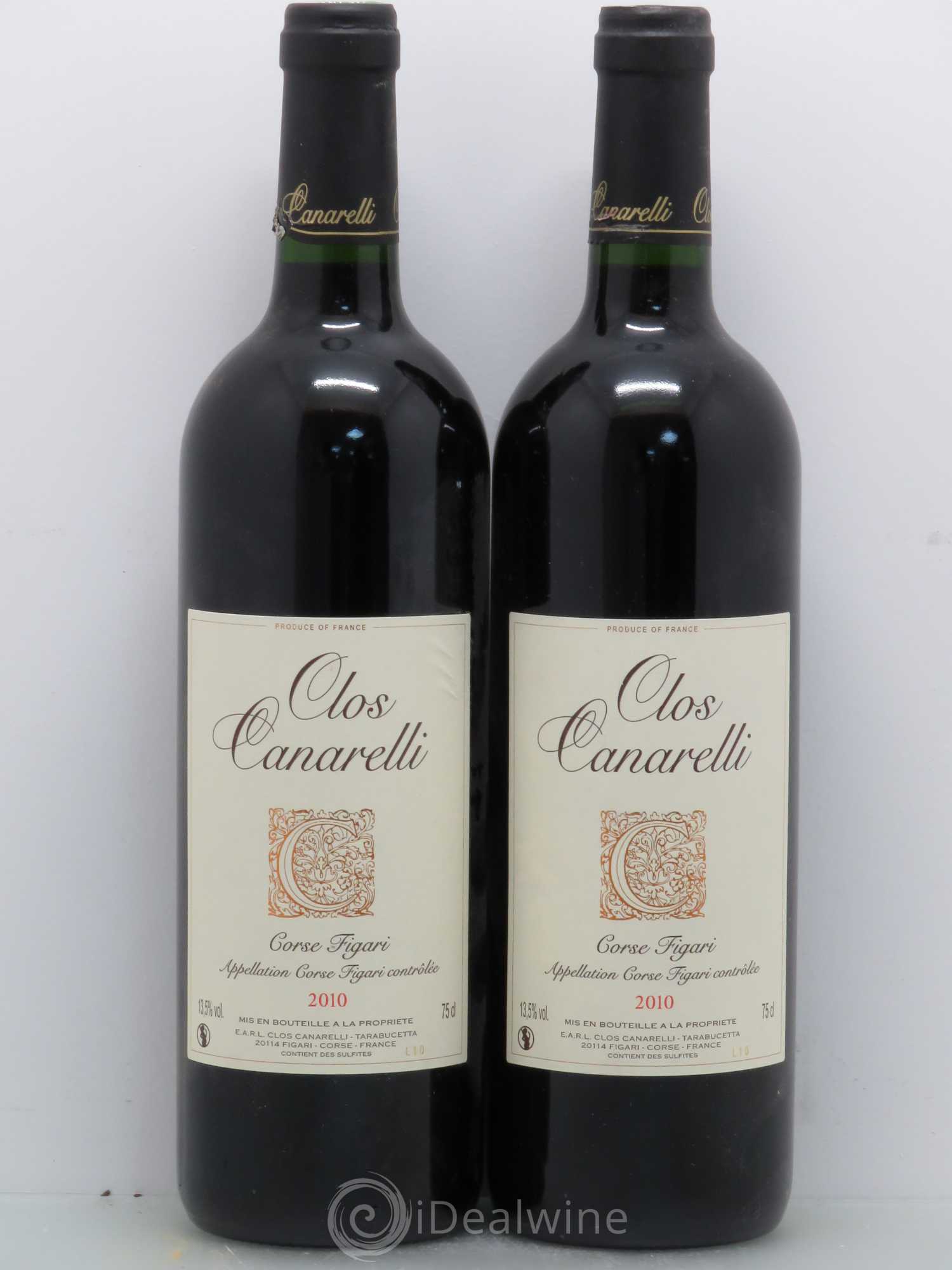 Figari Clos Canarelli 2010 - Lot de 2 bouteilles - 0
