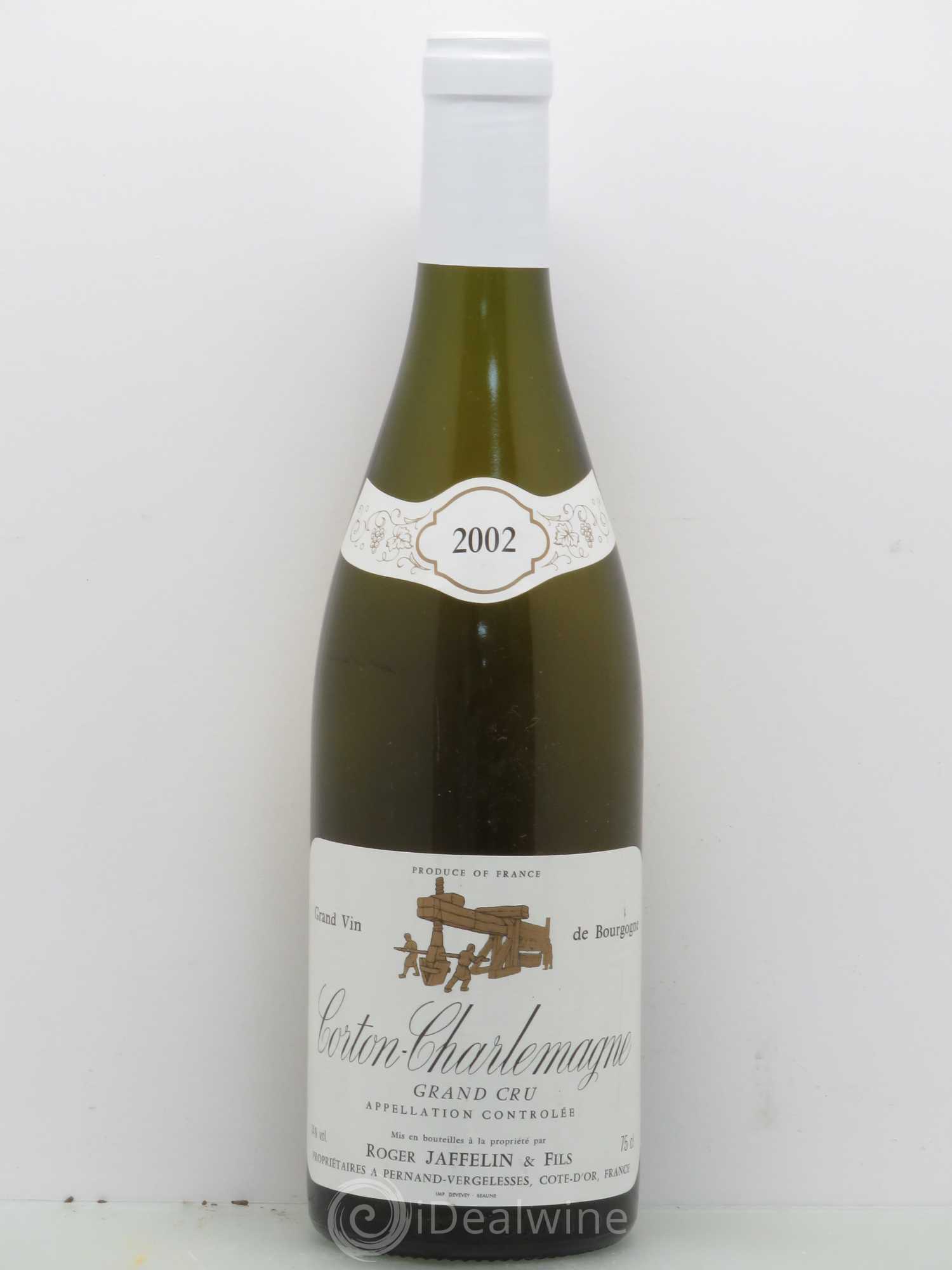 Corton-Charlemagne Grand Cru Domaine Roger Jaffelin 2002 - Posten von 1 Flasche - 0