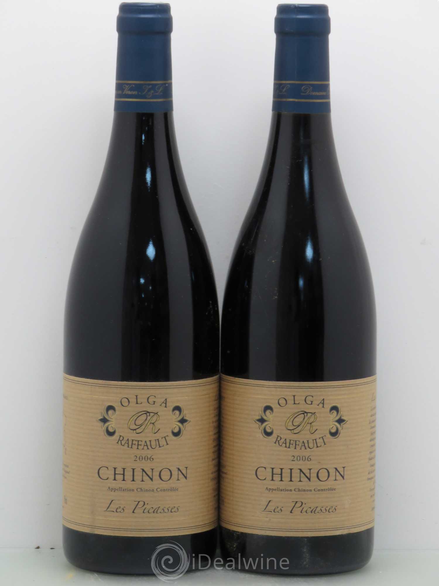 Chinon Les Picasses Olga Raffault 2006 - Lot de 2 bouteilles - 0