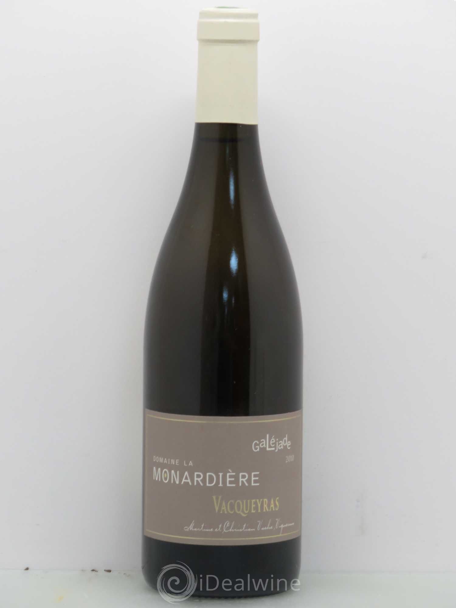 Vacqueyras La Galéjade La Monardière (Domaine) 2010 - Lot de 1 bouteille - 0