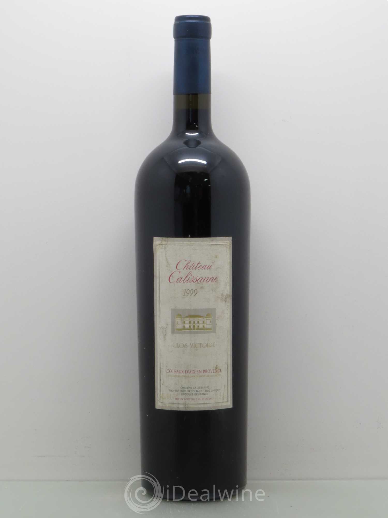 Coteaux d'Aix-en-Provence En Provence Clos Victoire - Château Calissanne 1999 - Posten von 1 Magnum - 0