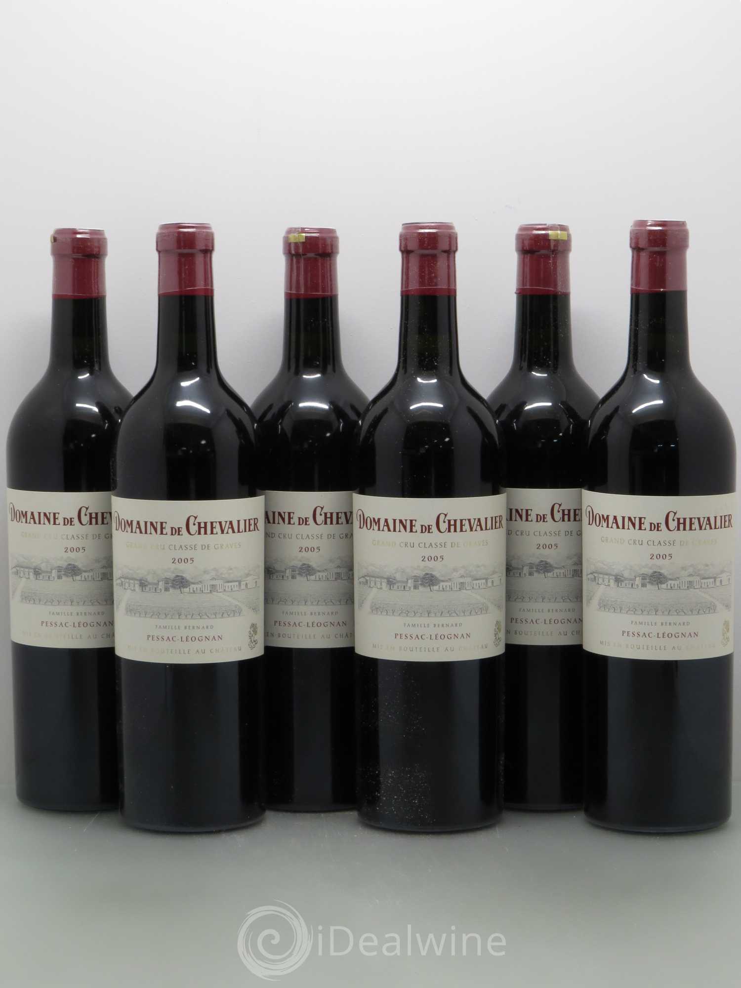 Domaine de Chevalier Cru Classé de Graves 2005 - Lot de 6 bouteilles - 0