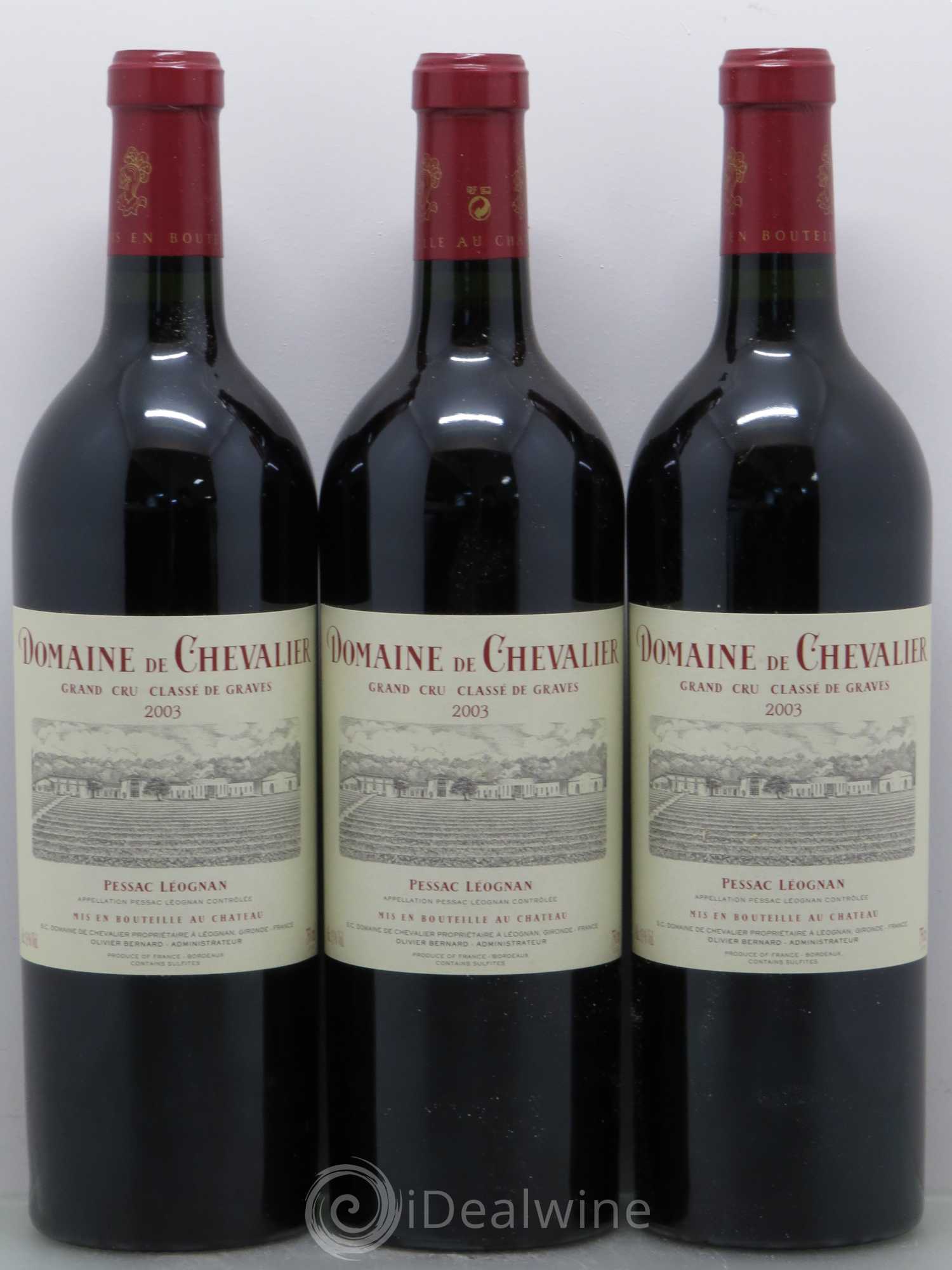 Domaine de Chevalier Cru Classé de Graves 2003 - Lot de 6 bouteilles - 2