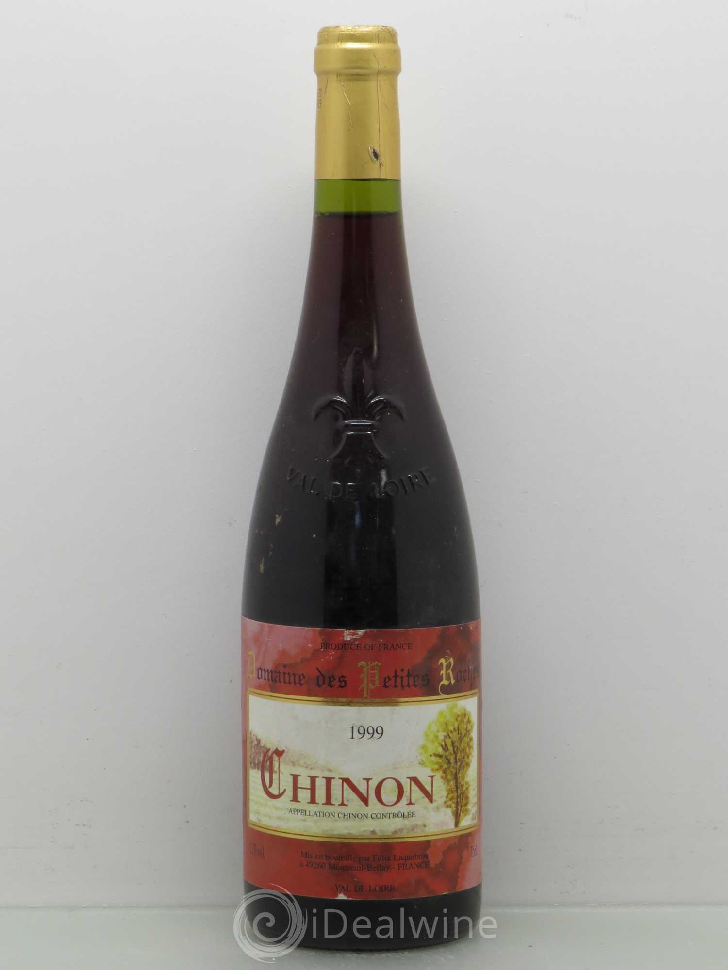 Chinon Domaine des Petites Roches (sans prix de réserve) 1999 - Posten von 1 Flasche - 0