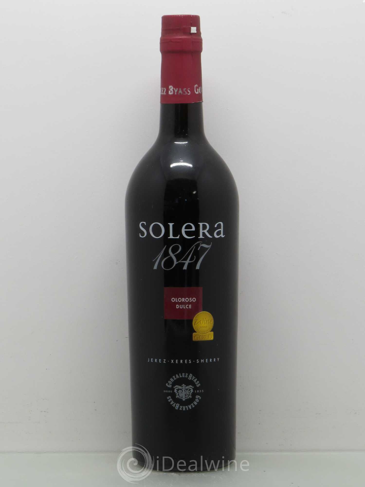 Espagne Xeres Oloroso Dulce Gonzalez Byass Solera 1847 (sans prix de réserve) - Posten von 1 Flasche - 0
