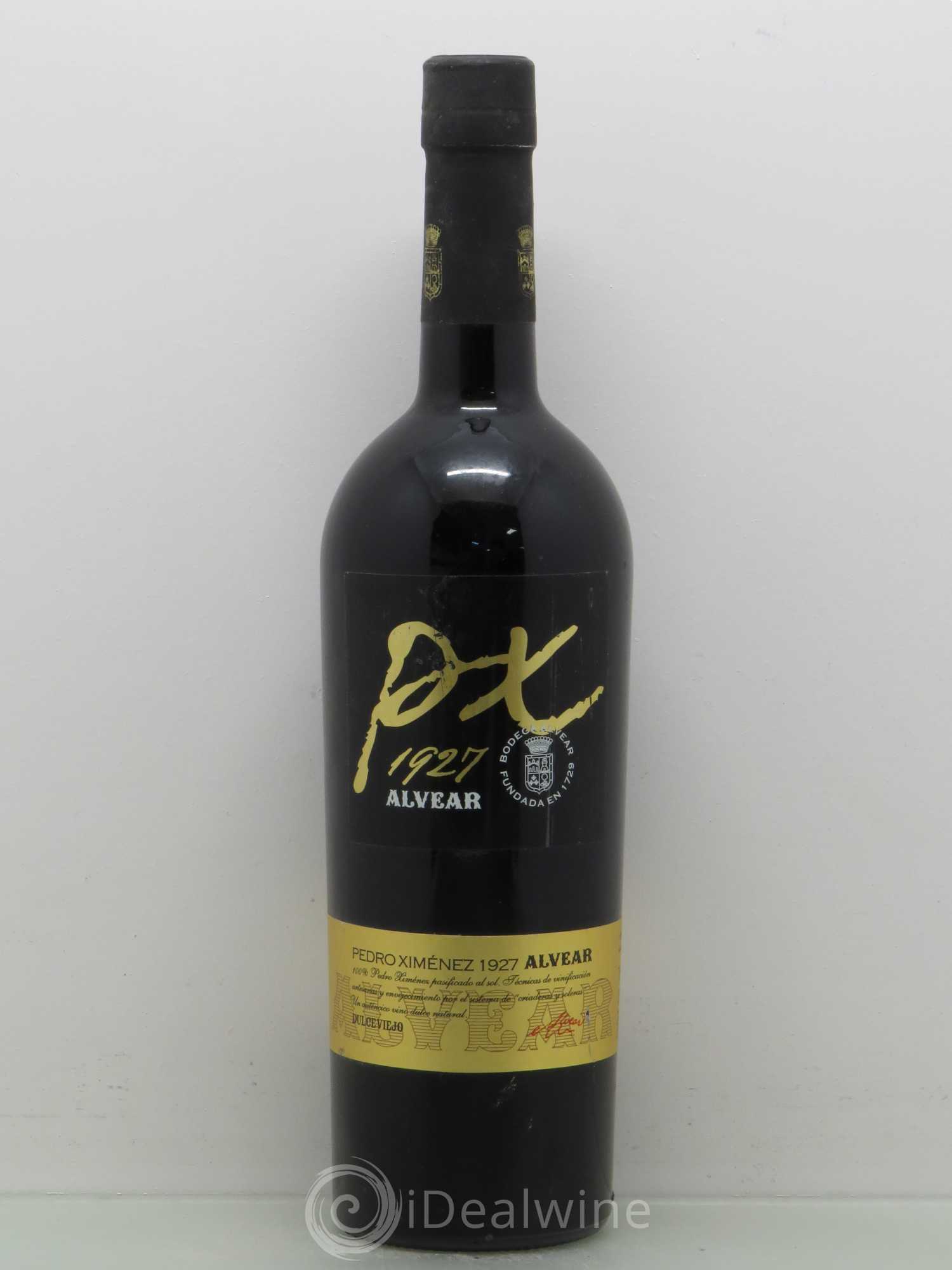 Divers Espagne Montilla Moriles Alvear Pedro Ximenez 1927 - Posten von 1 Flasche - 0