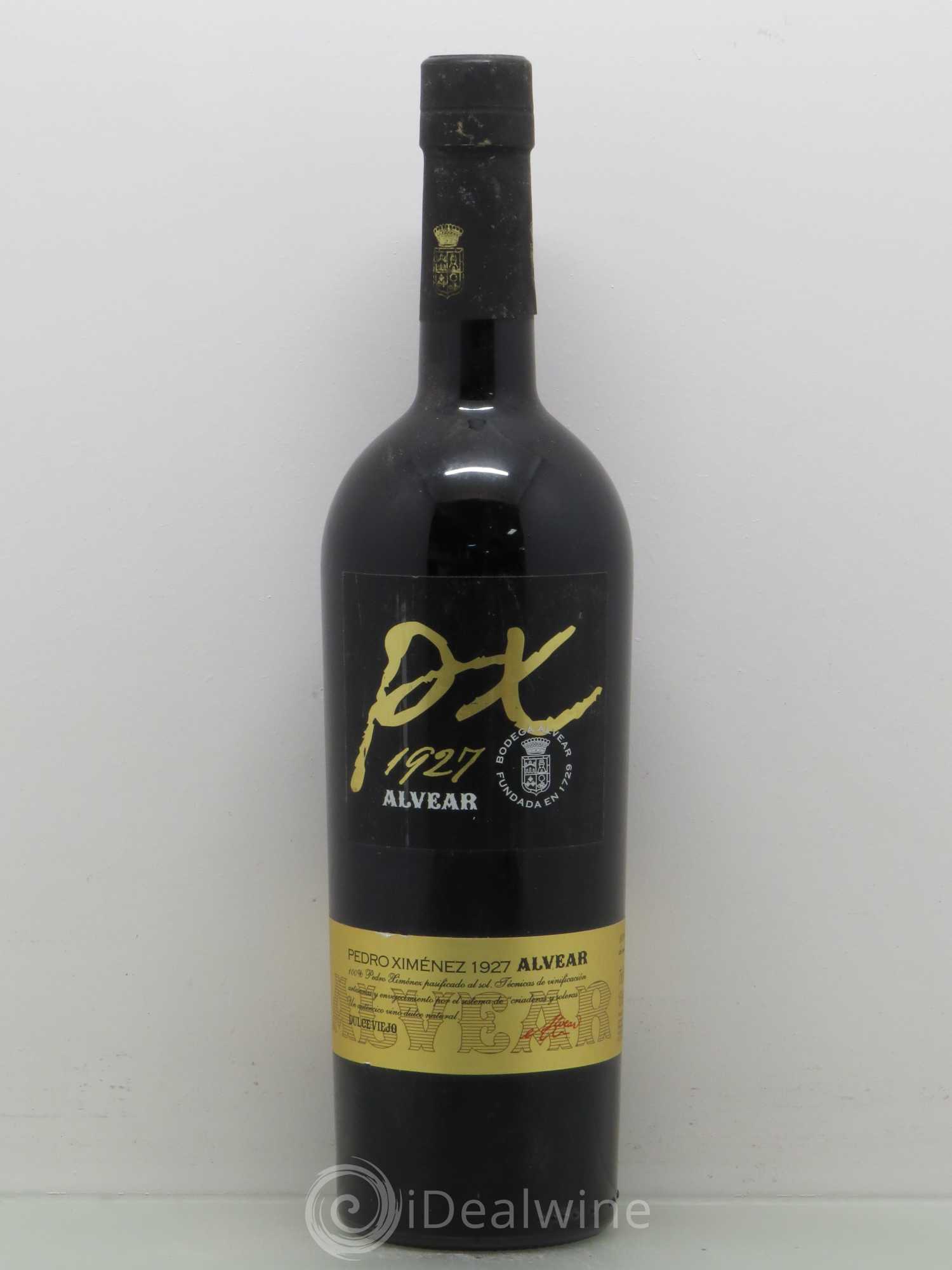 Divers Espagne Montilla Moriles Alvear Pedro Ximenez 1927 - Posten von 1 Flasche - 0