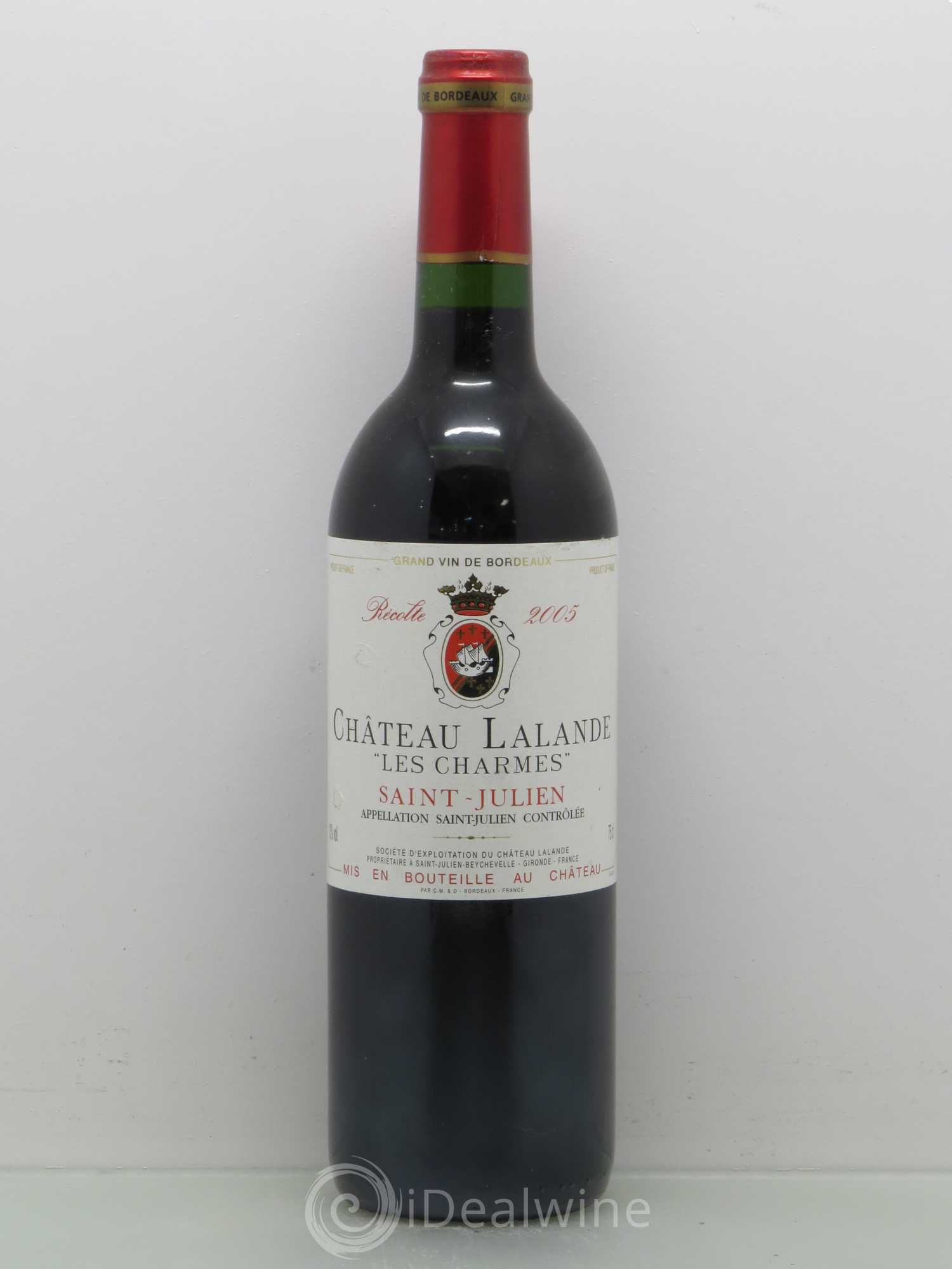 Bordeaux Saint Julien Les Charmes - Château Lalande 2005 - Posten von 1 Flasche - 0