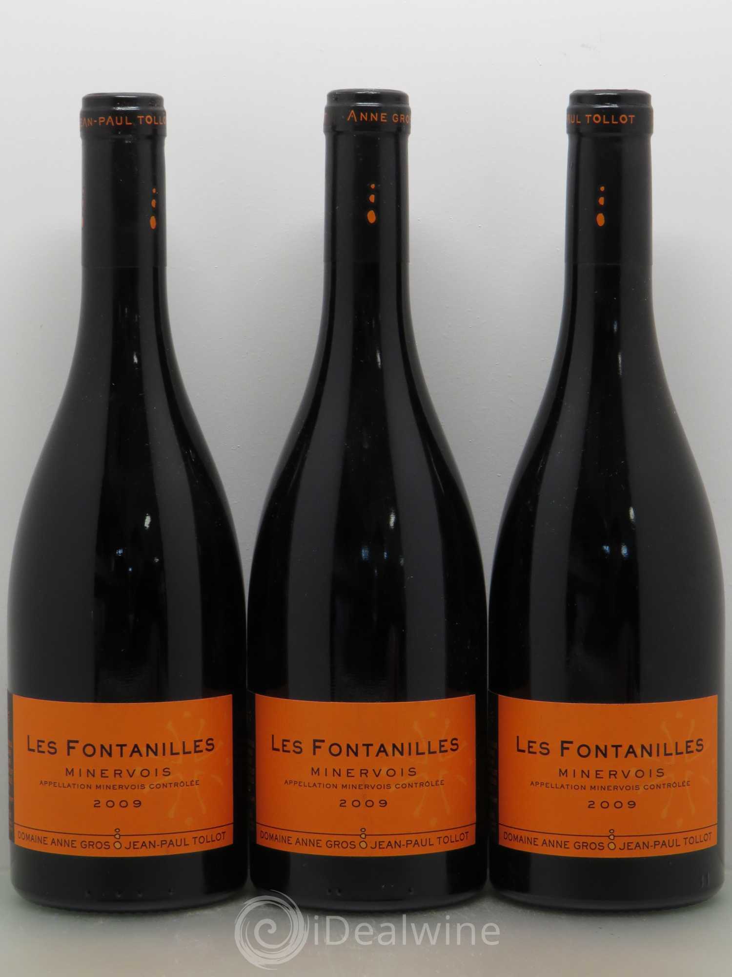 Minervois Les Fontanilles Anne Gros et J.P Tollot 2009 - Posten von 6 Flaschen - 1