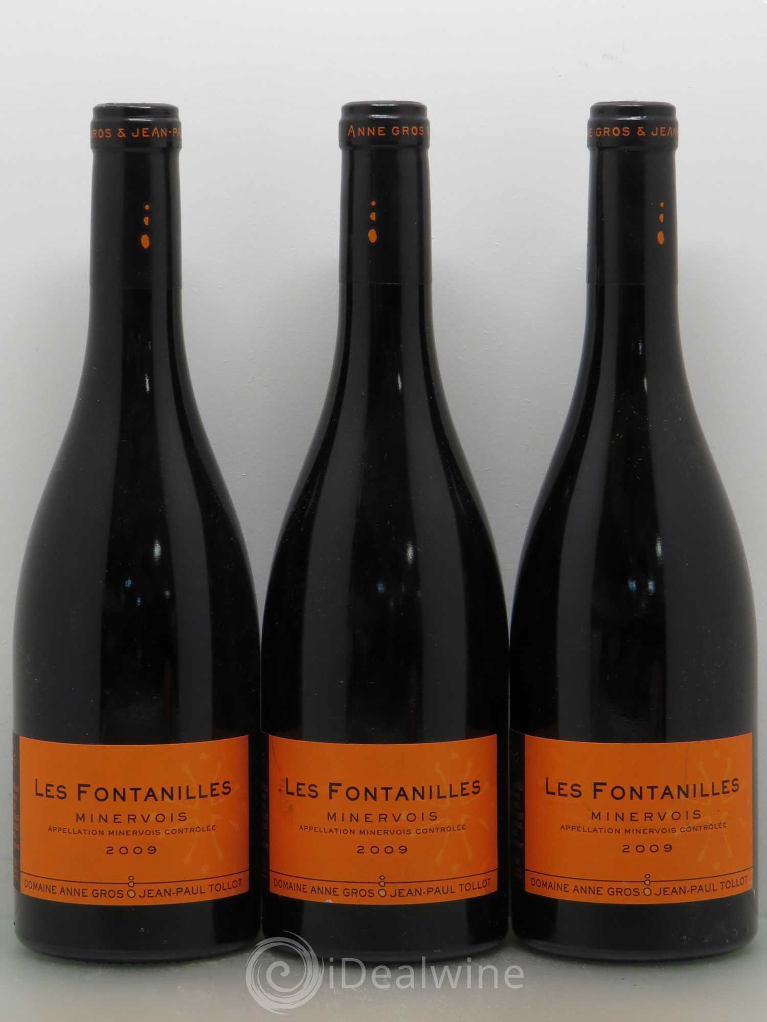 Minervois Les Fontanilles Anne Gros et J.P Tollot 2009 - Posten von 6 Flaschen - 2