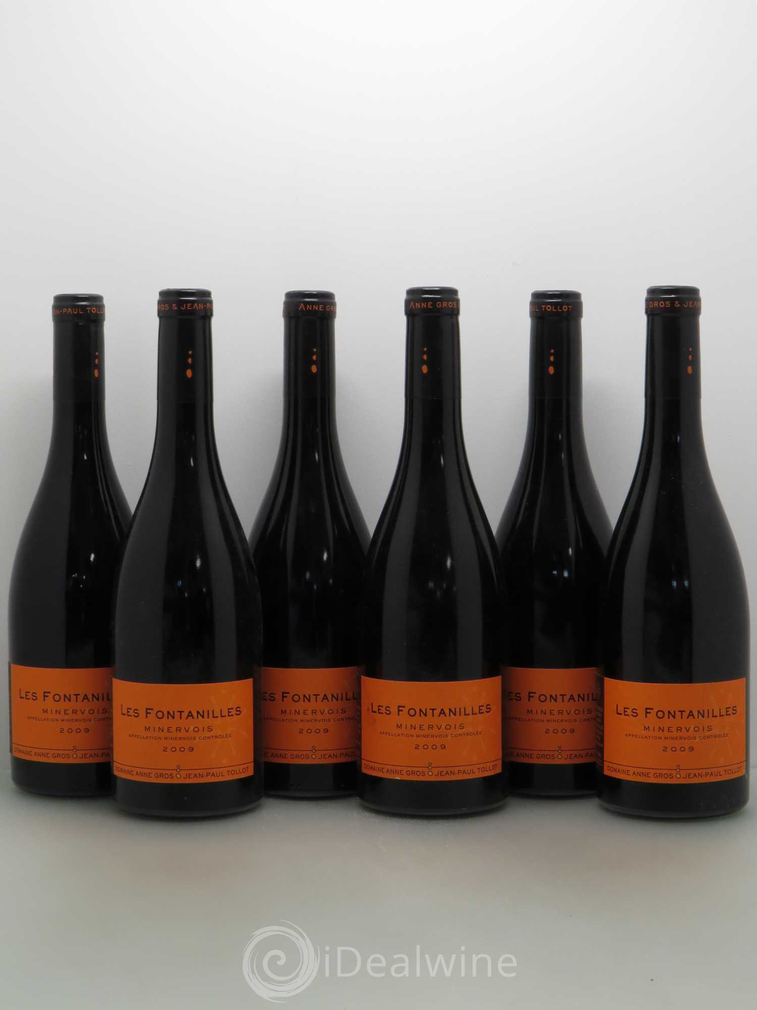 Minervois Les Fontanilles Anne Gros et J.P Tollot 2009 - Posten von 6 Flaschen - 0