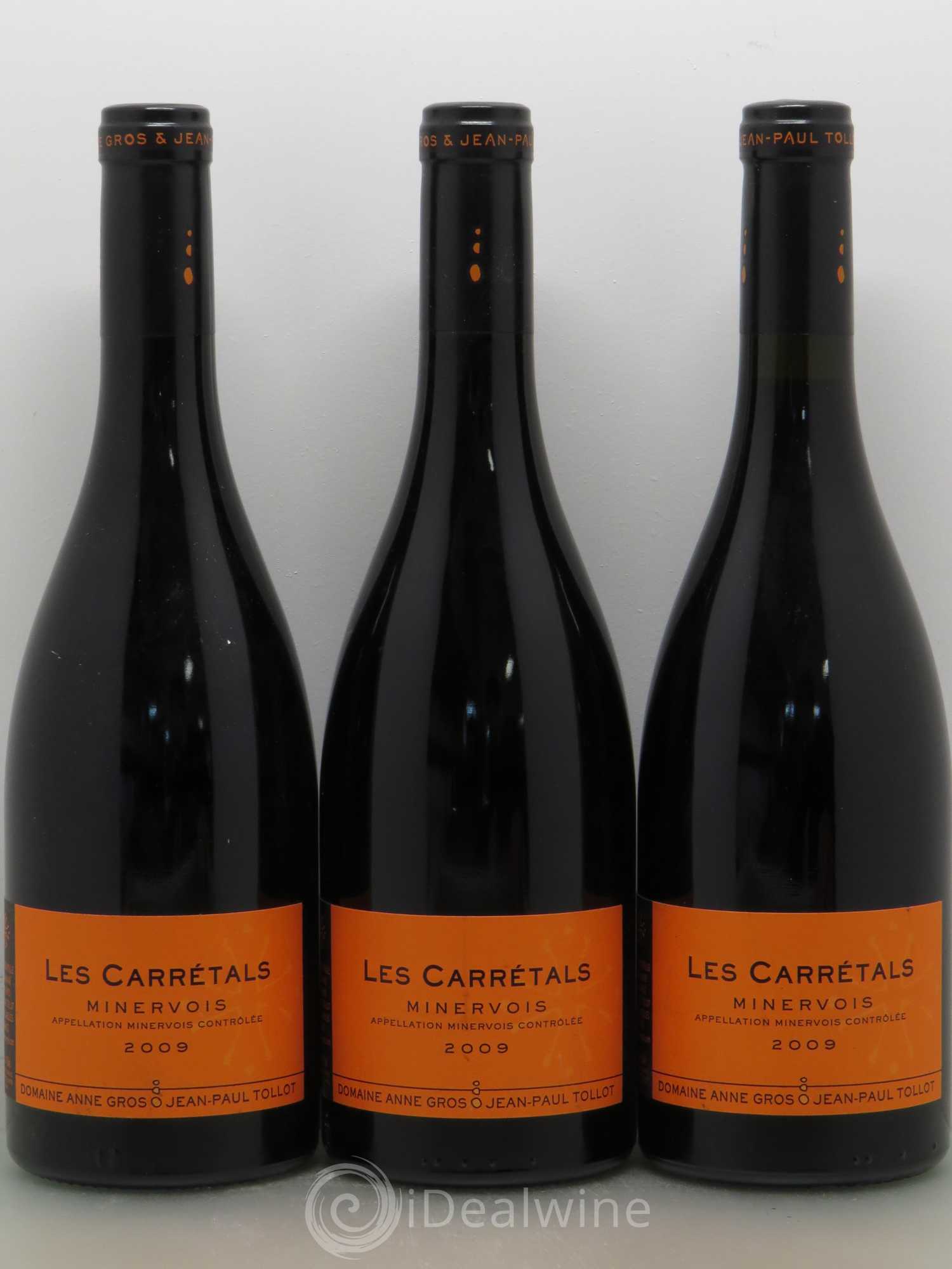 Minervois Les Carrétals Anne Gros et J.P Tollot 2009 - Posten von 6 Flaschen - 2