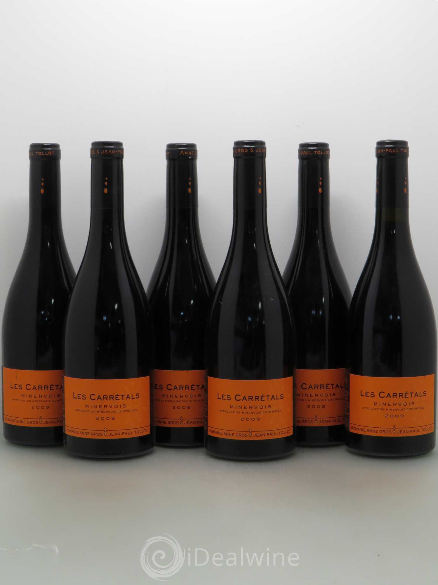 Minervois Les Carrétals Anne Gros et J.P Tollot 2009 - Posten von 6 Flaschen - 0