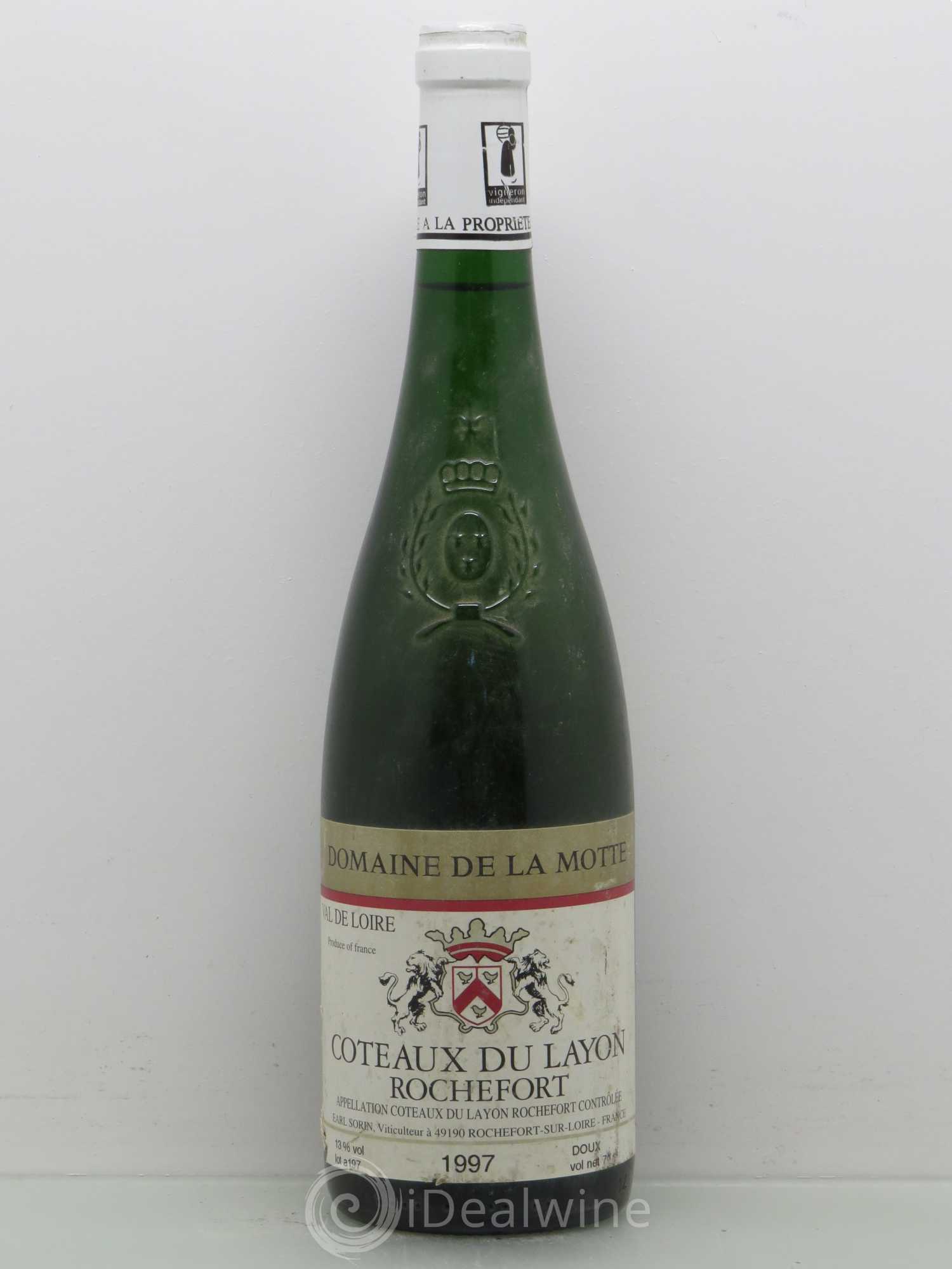 Coteaux du Layon Rochefort - Domaine de La Motte 1997 - Lotto di 1 bottiglia - 0