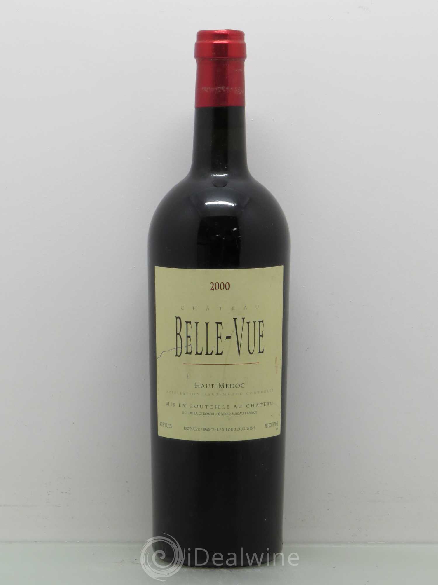 Château Belle-Vue 2000 - Lot de 1 bouteille - 0