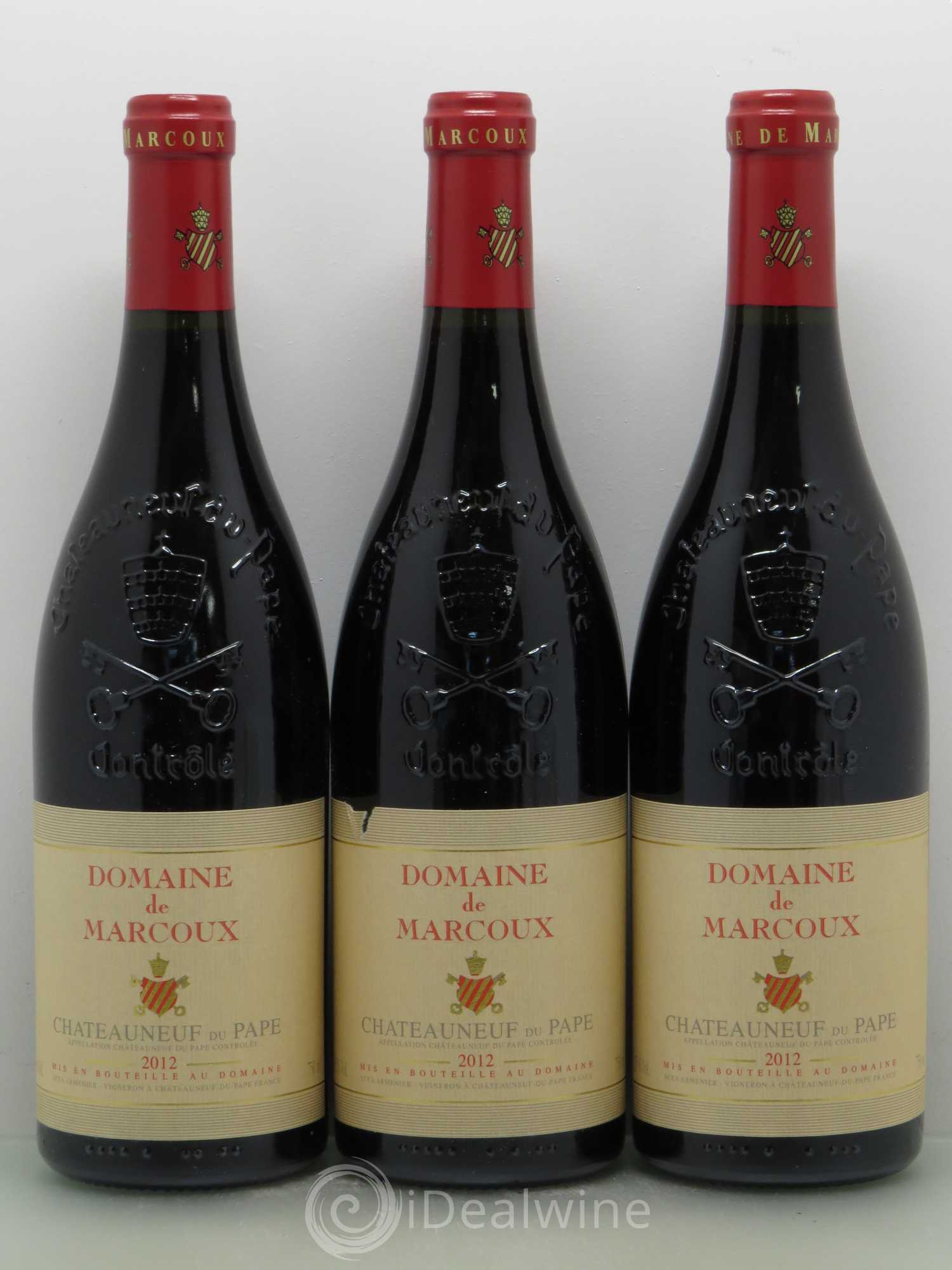 Châteauneuf-du-Pape Marcoux (Domaine de) 2012 - Lot de 6 bouteilles - 2