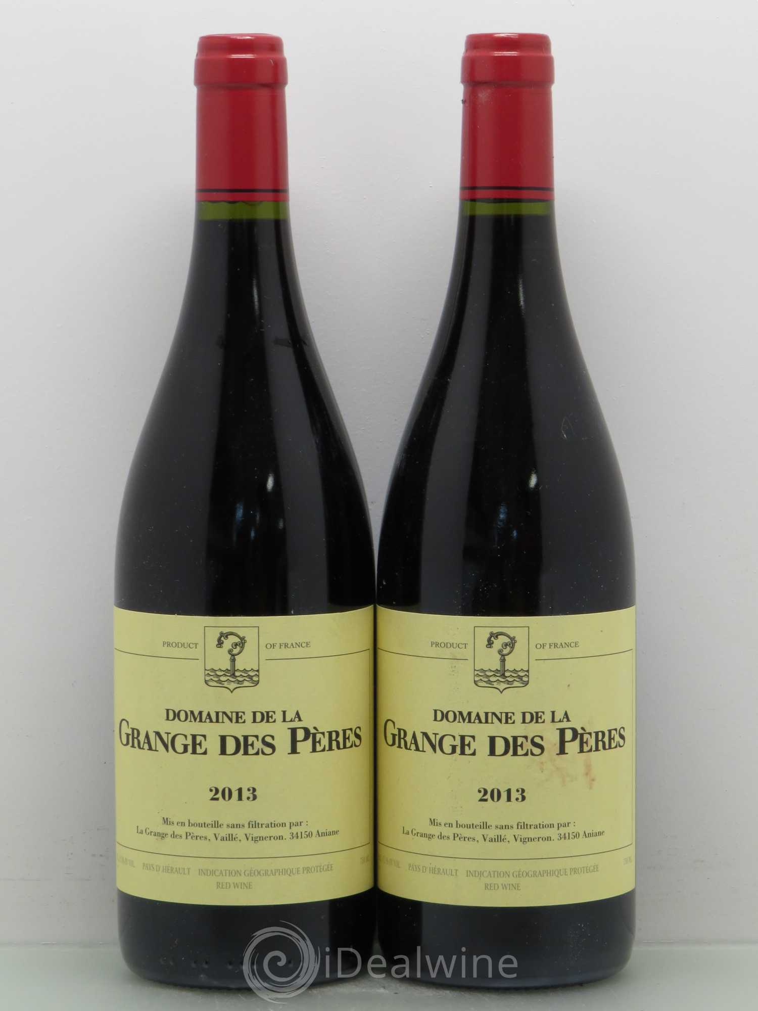 Pays d'Hérault Grange des Pères Laurent Vaillé 2013 - Lot de 2 bouteilles - 0