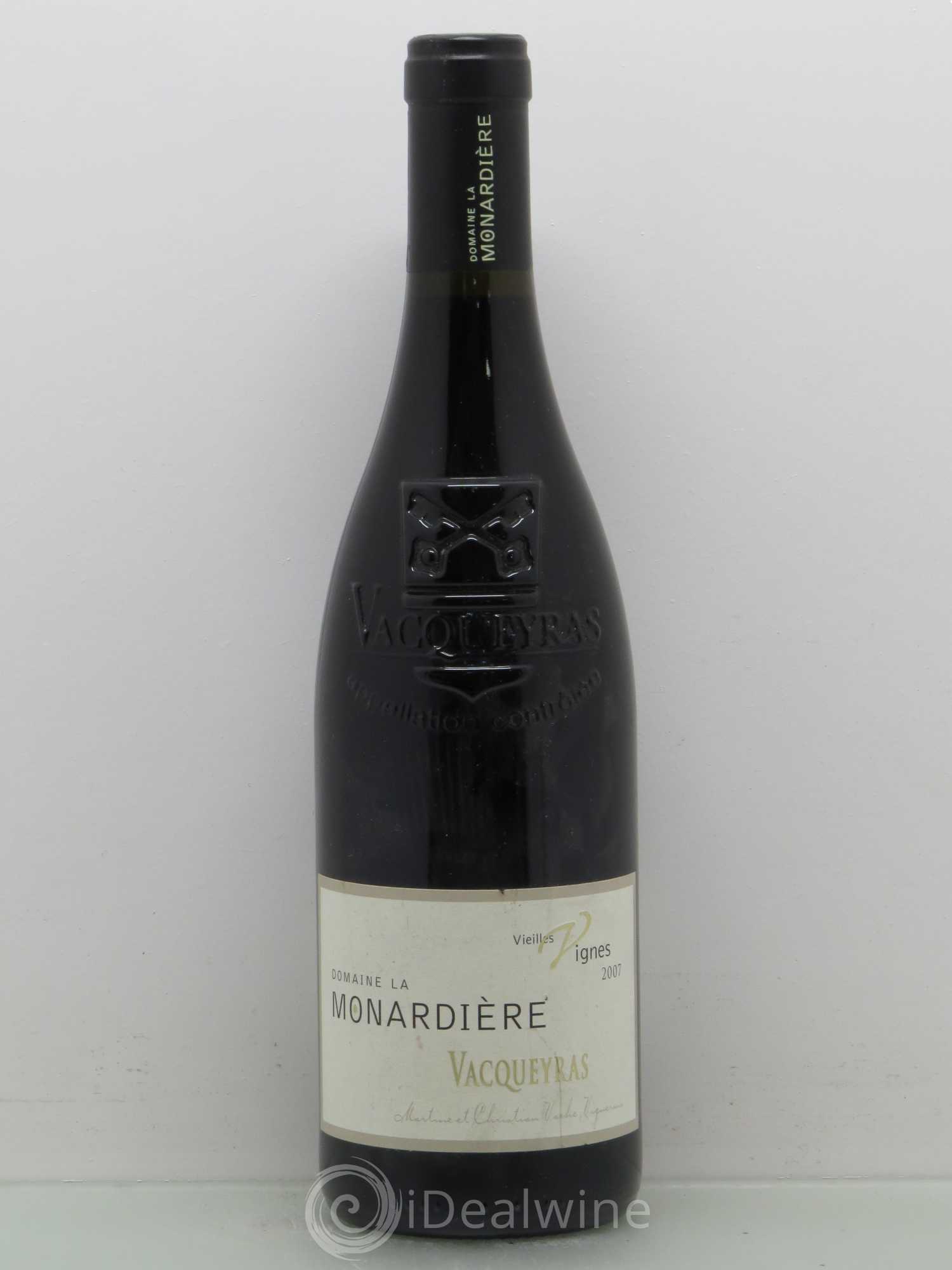 Vacqueyras Vieilles Vignes La Monardière (Domaine) 2007 - Lot de 1 bouteille - 0