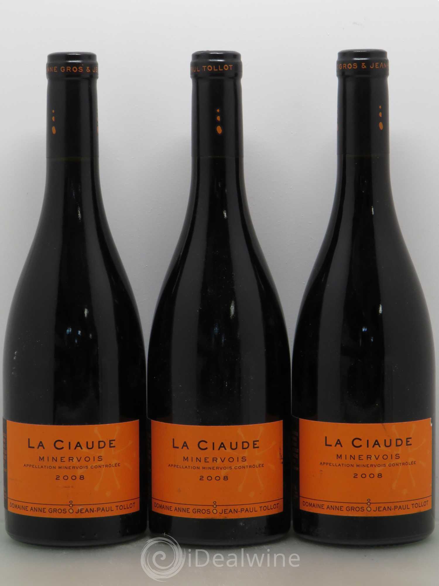 Minervois La Ciaude Anne Gros 2008 - Posten von 6 Flaschen - 2