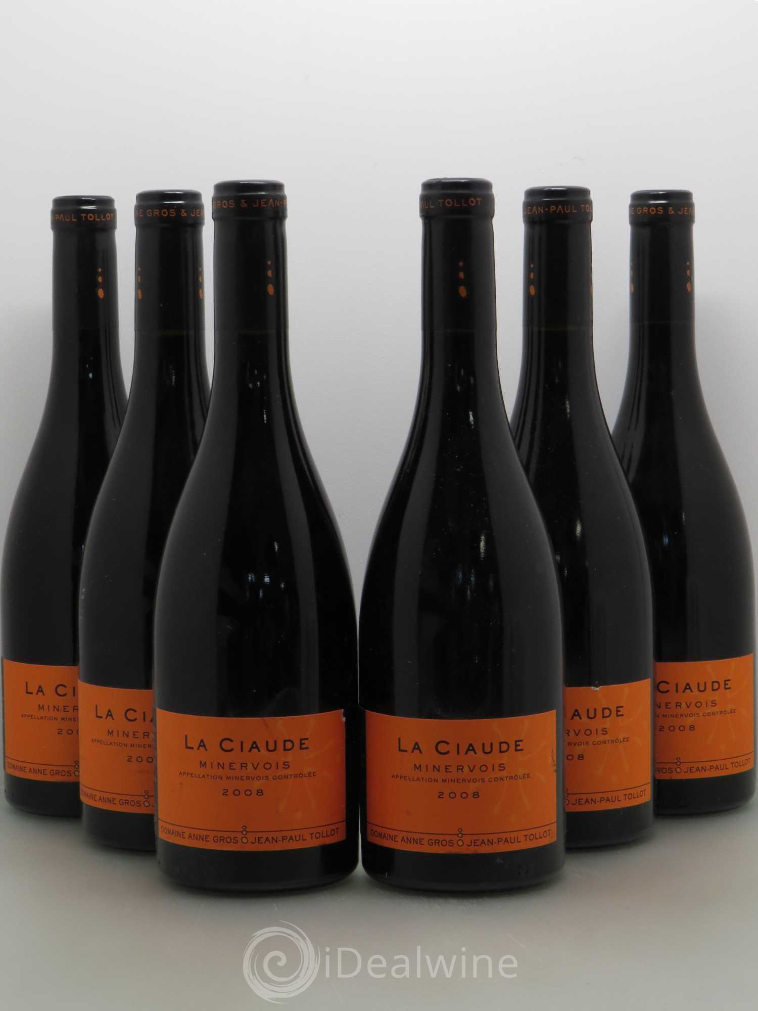 Minervois La Ciaude Anne Gros 2008 - Posten von 6 Flaschen - 0