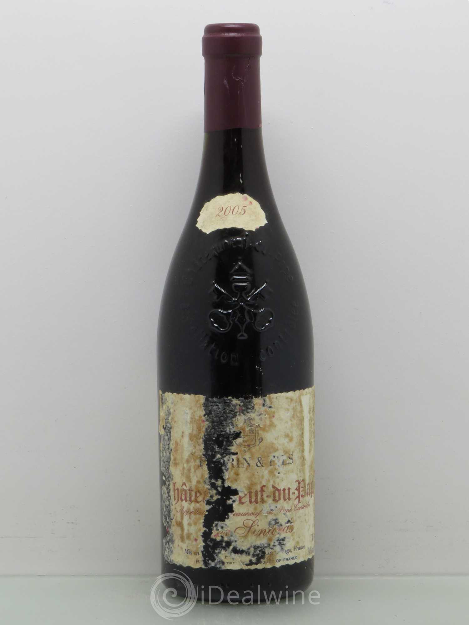 Châteauneuf-du-Pape Château de Beaucastel Famille Perrin Les Sinards 2005 - Lot de 1 bouteille - 0
