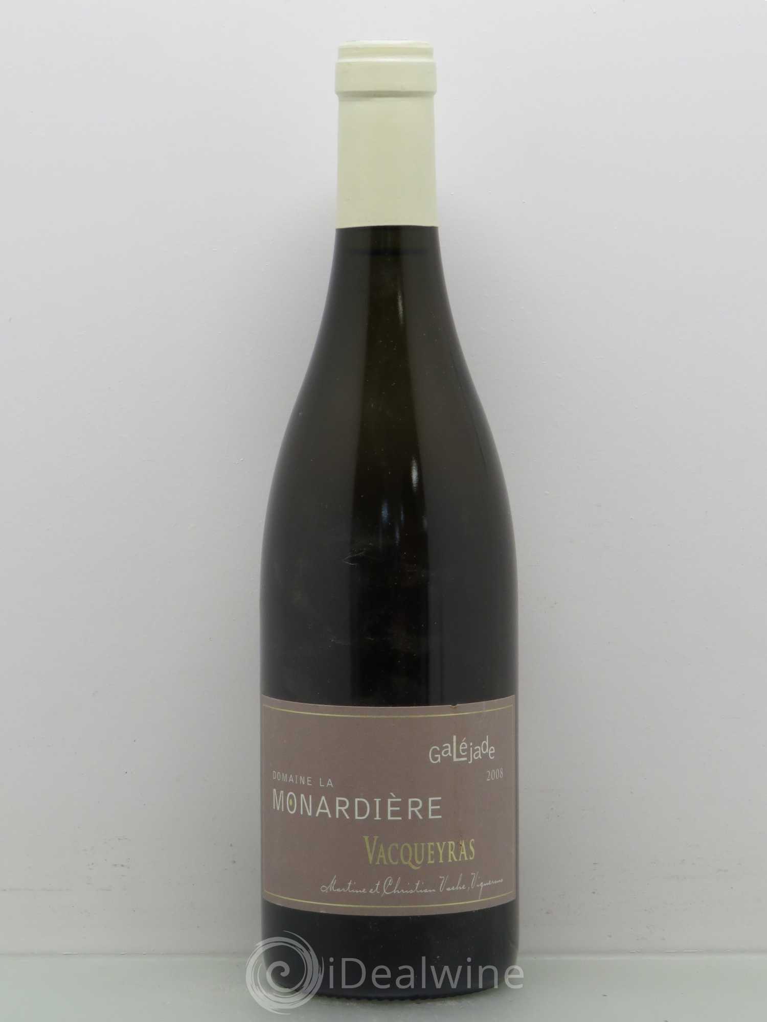 Vacqueyras La Galéjade La Monardière (Domaine) 2008 - Lot de 1 bouteille - 0