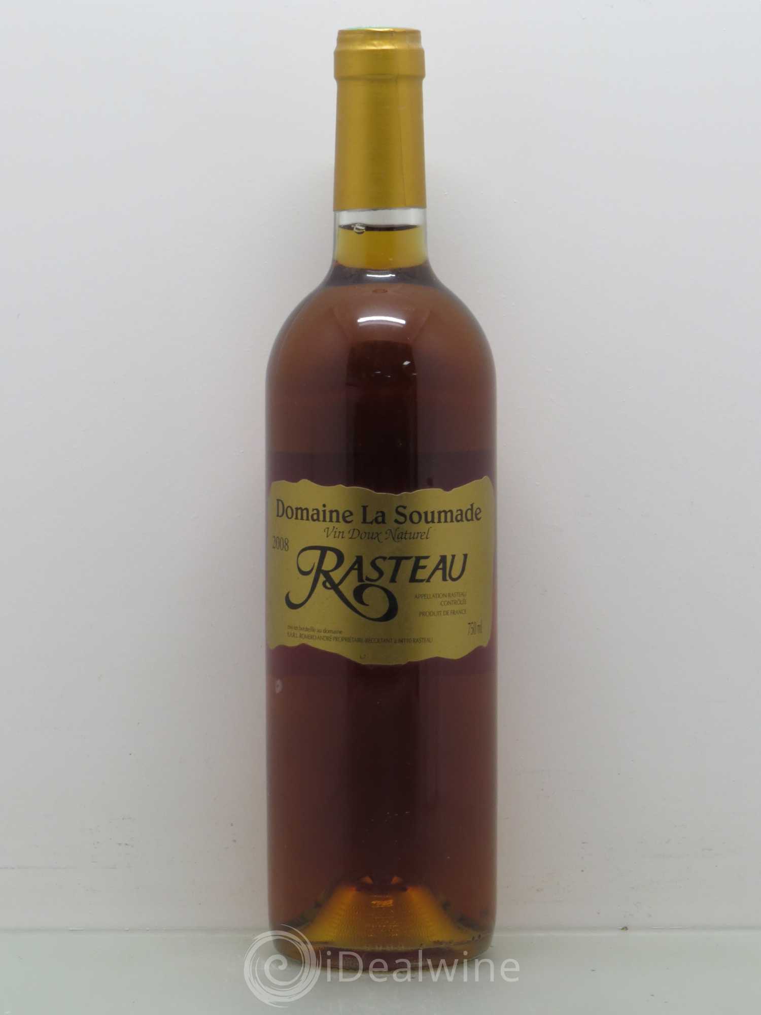 Divers Rasteau Domaine de la Soumade Doré 2008 - Posten von 1 Flasche - 0