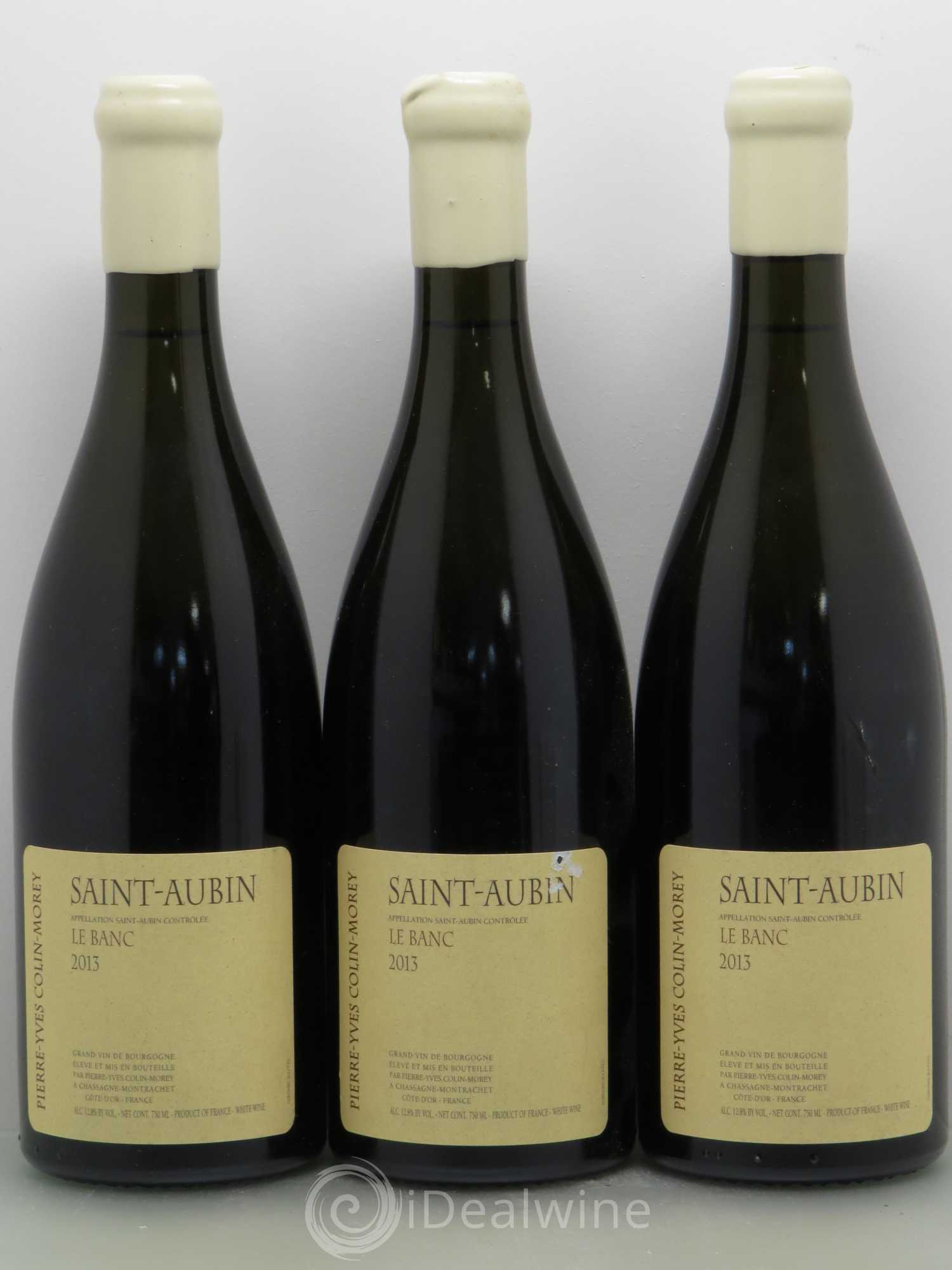 Saint-Aubin Le Banc - Pierre Yves Colin Morey 2013 - Posten von 3 Flaschen - 0
