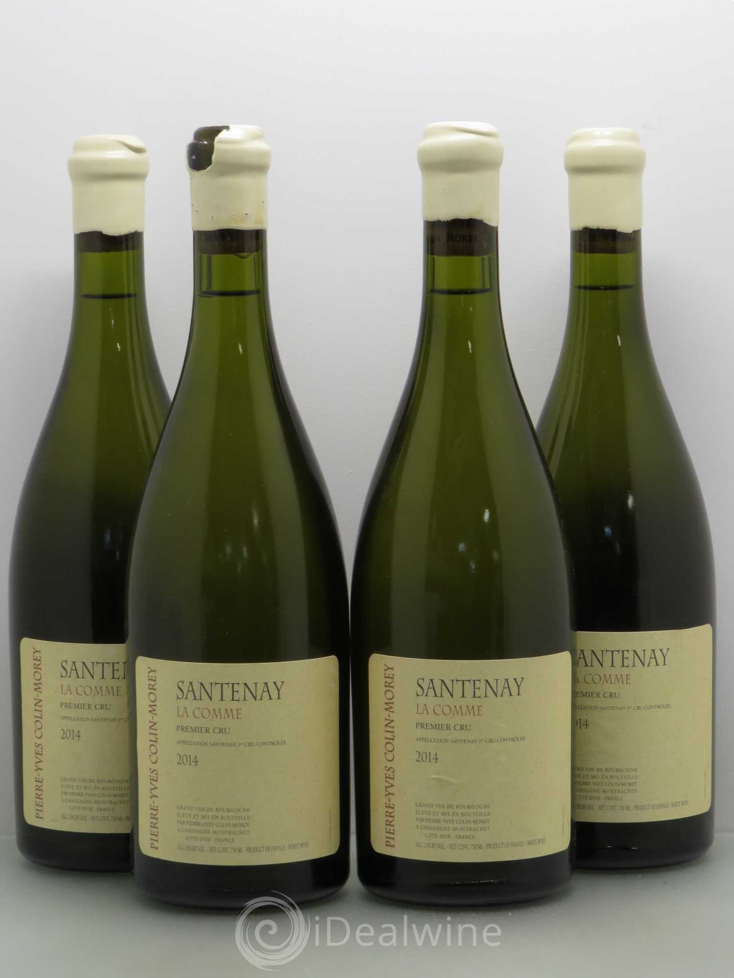 Santenay 1er Cru La Comme Pierre-Yves Colin Morey 2014 - Lot de 4 bouteilles - 0